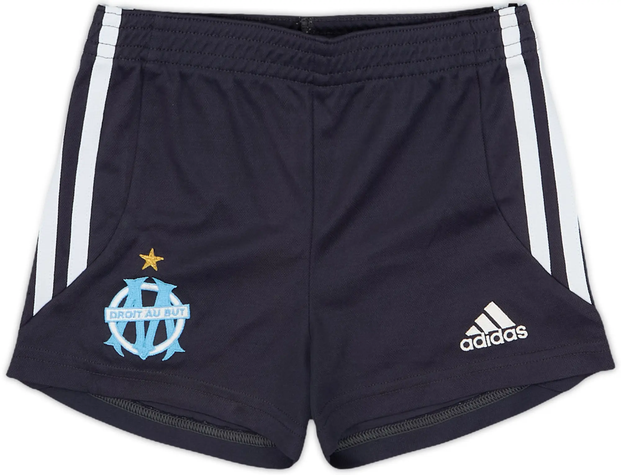 2001-02 Olympique Marseille adidas Training Shorts - 8/10 - (4-5 Years)