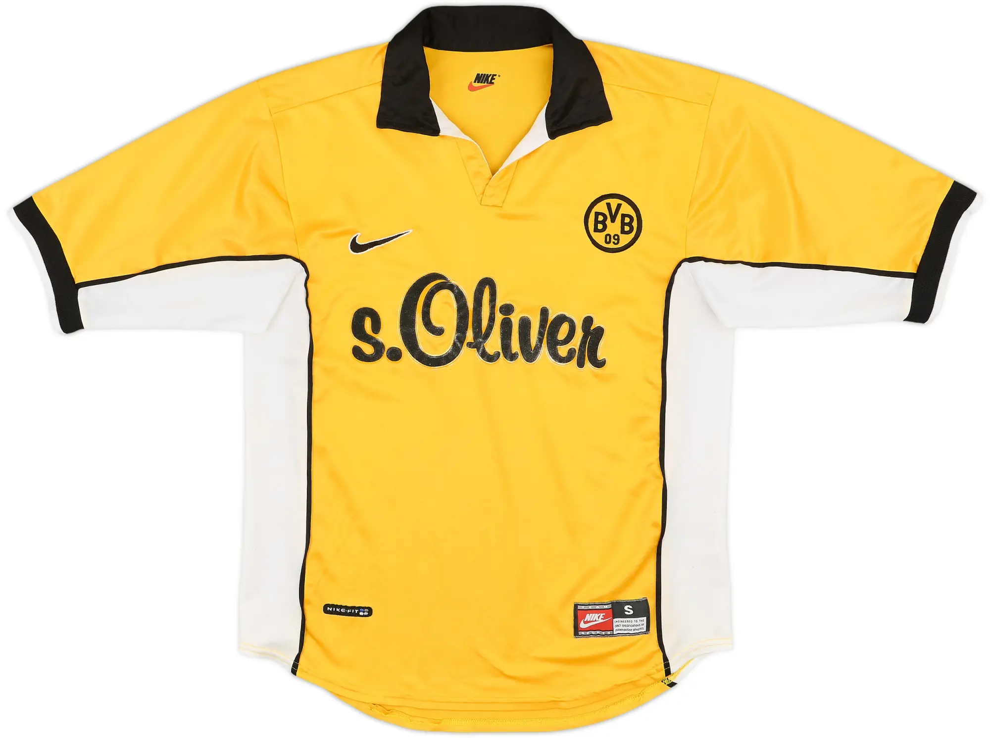 Nike Borussia Dortmund Mens SS Home Shirt 1998/00