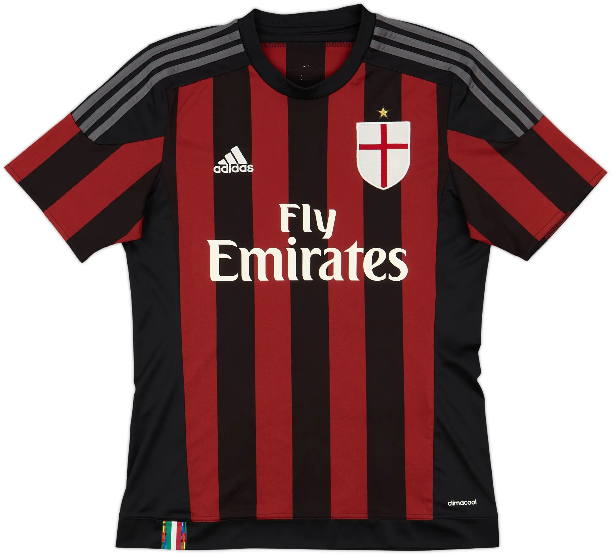 2015-16 AC Milan Home Shirt - 9/10 - (M)