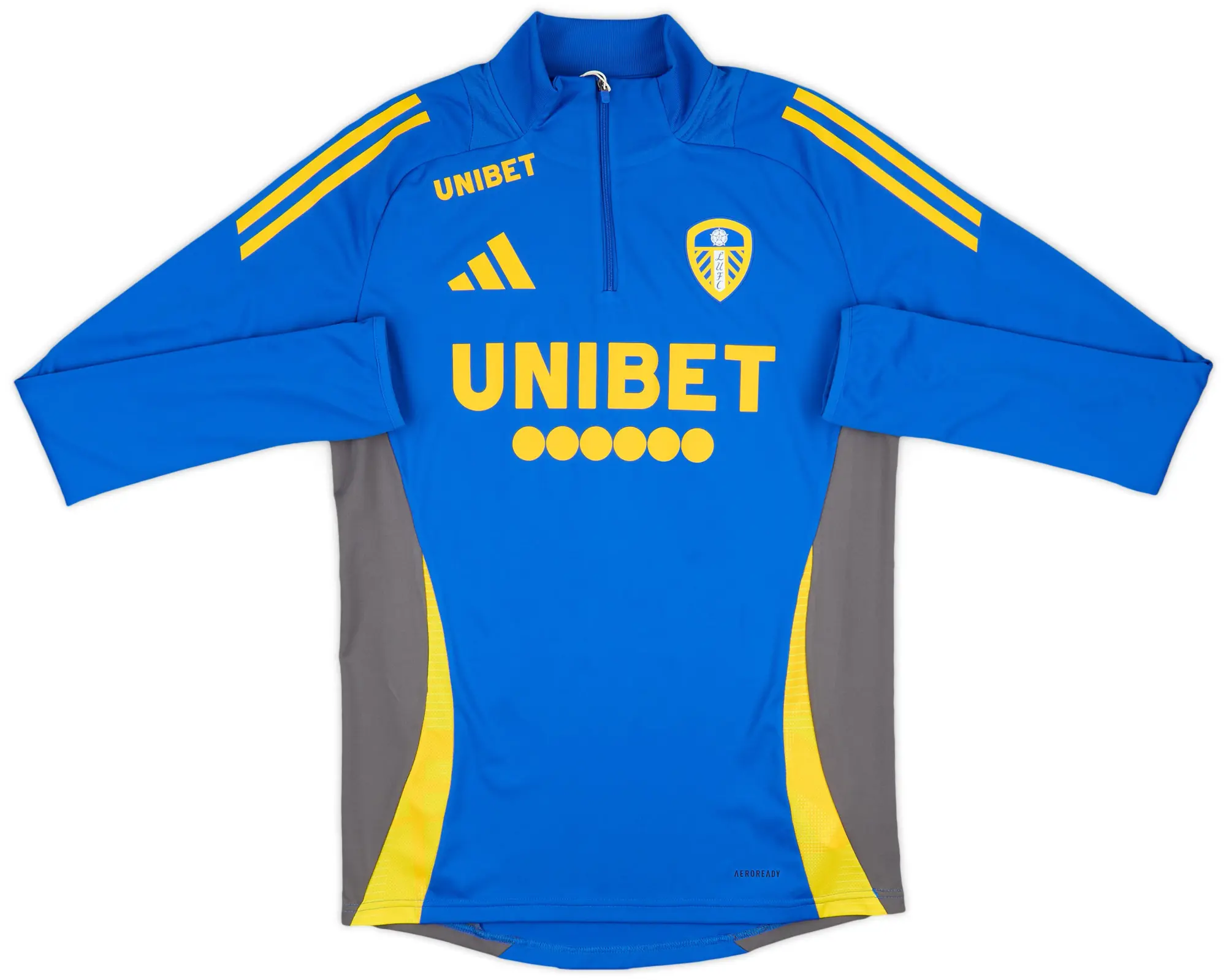 2024-25 Leeds United adidas 1/4 Zip Training Top (S)
