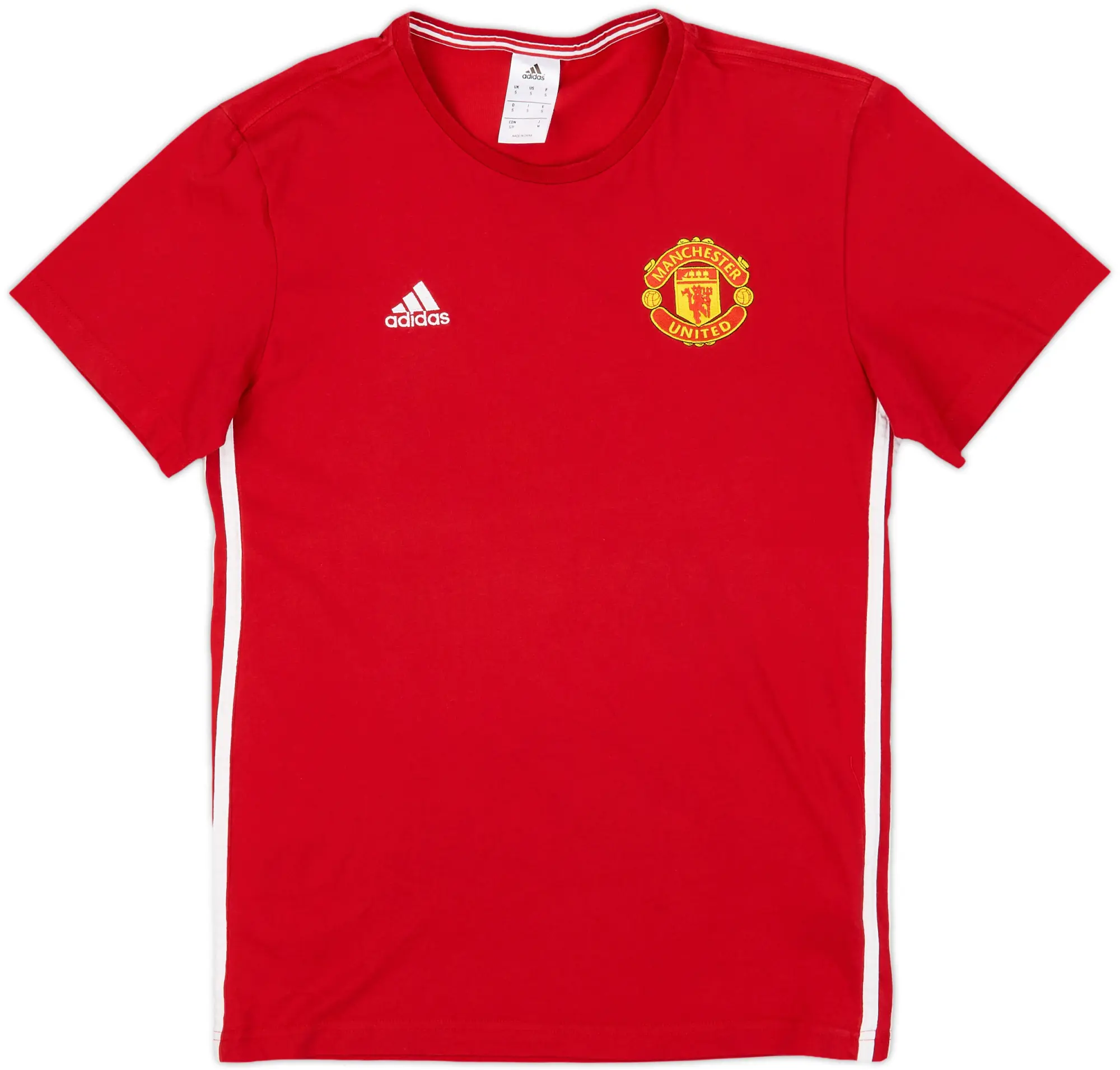 2016-17 Manchester United adidas Cotton Tee - 10/10 - (S)