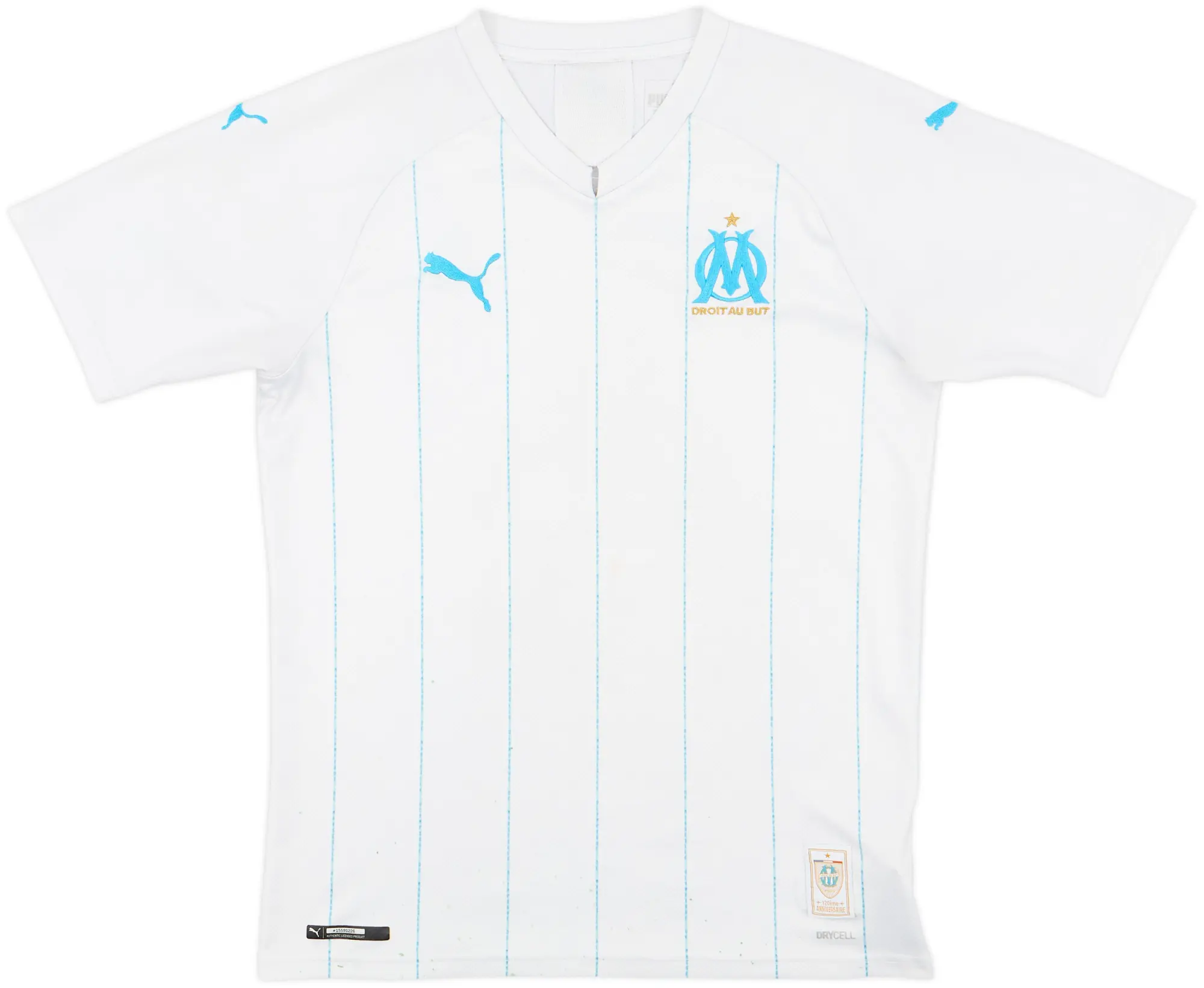 2019-20 Olympique Marseille Home Shirt - 5/10 - (S)