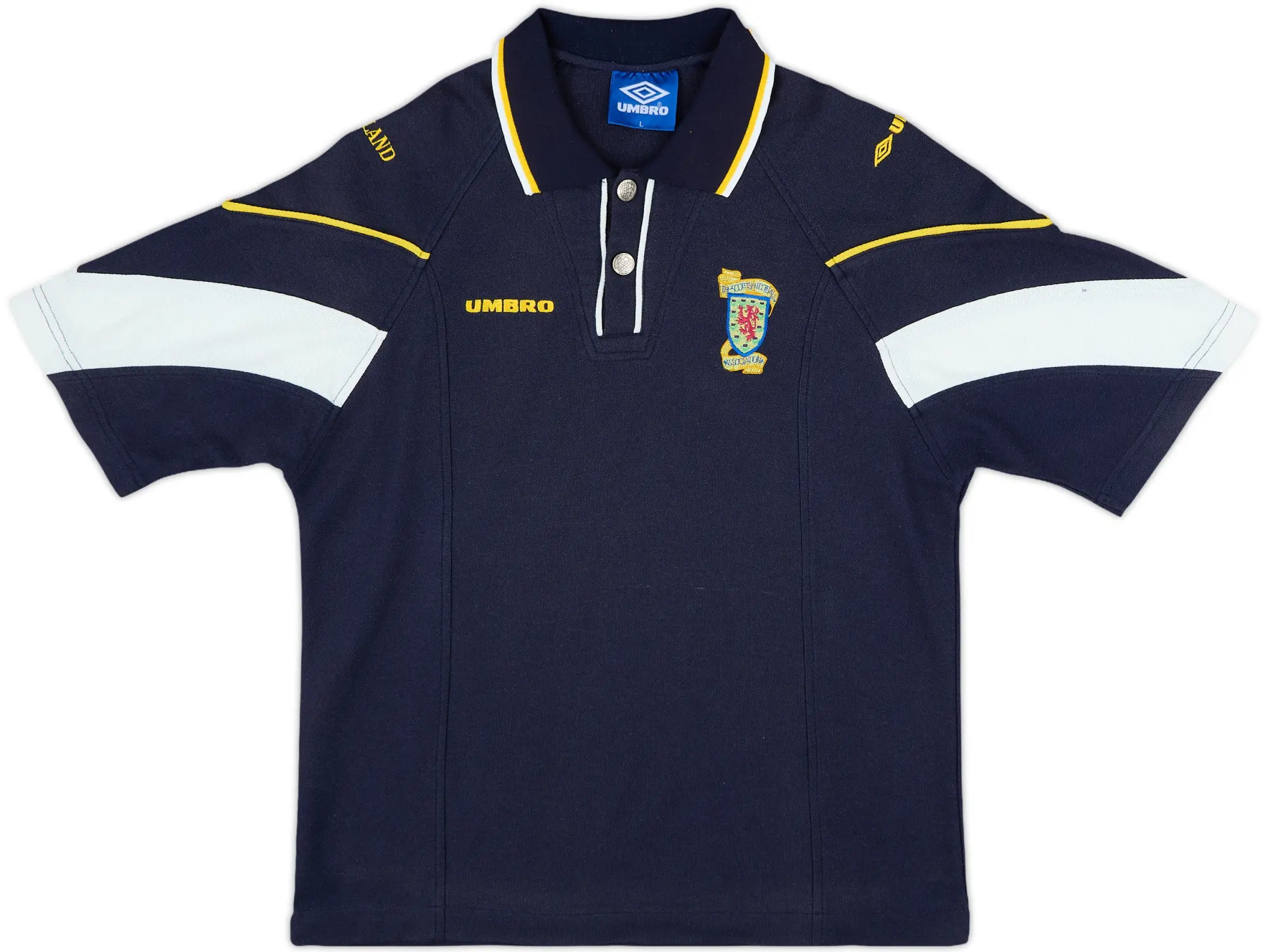 1996-97 Scotland Umbro Polo Shirt - 8/10 - (L)