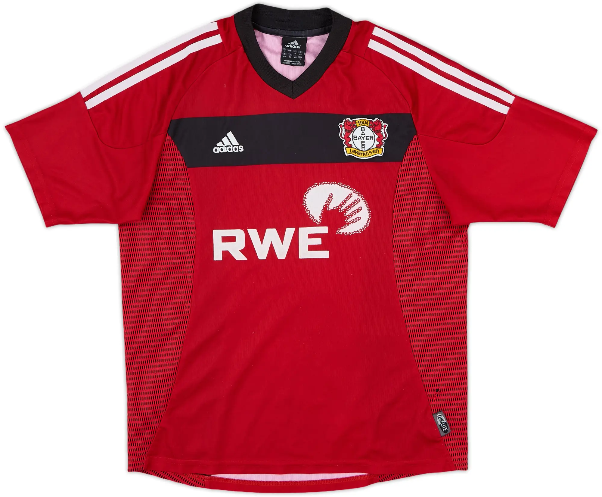adidas Bayer Leverkusen Mens SS Home Shirt 2002/04