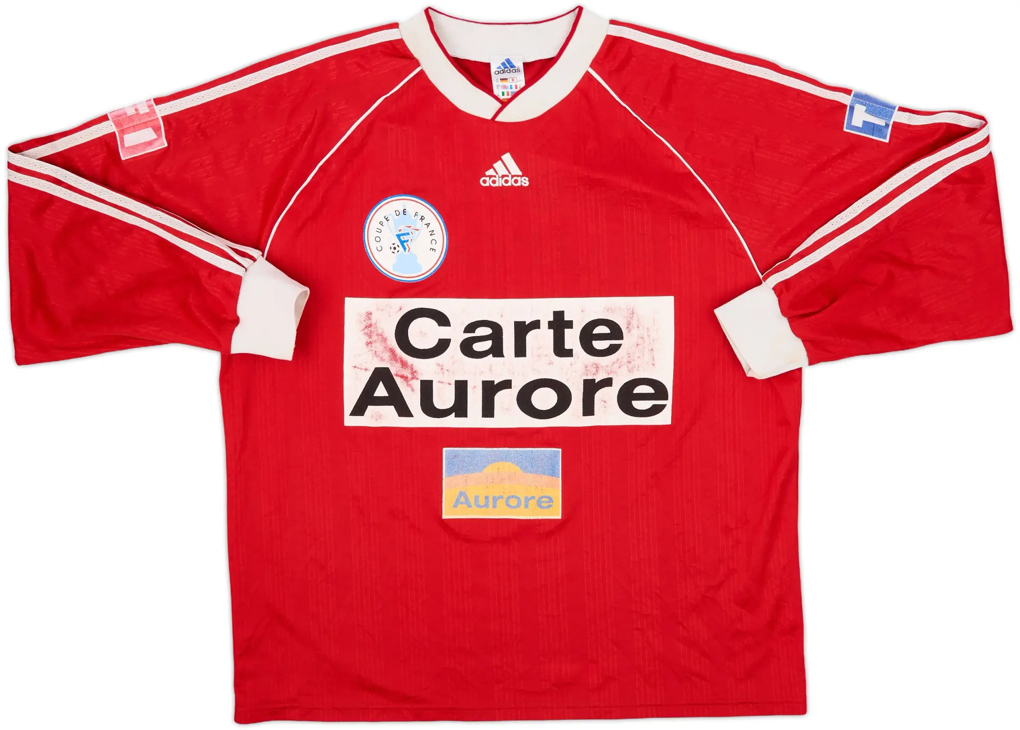 1999-00 Coupe de France Home L/S Shirt #9 - 7/10 - (XL)