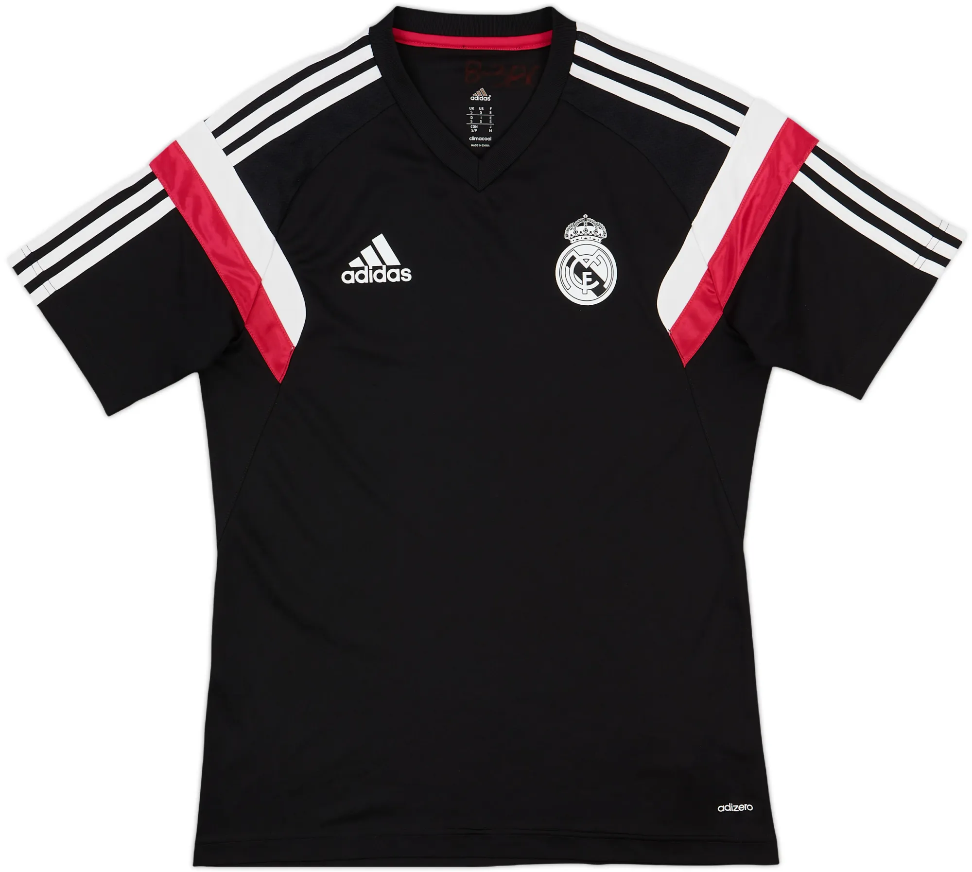 adidas Real Madrid Mens SS Player Issue Home Shirt 2014/15