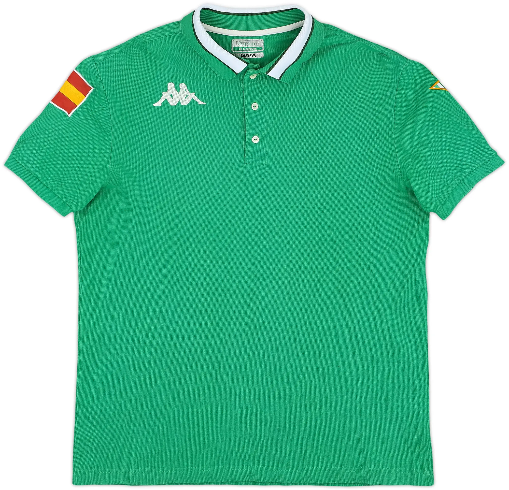 2008-09 Real Betis Kappa Polo Shirt - 7/10 - (XL)