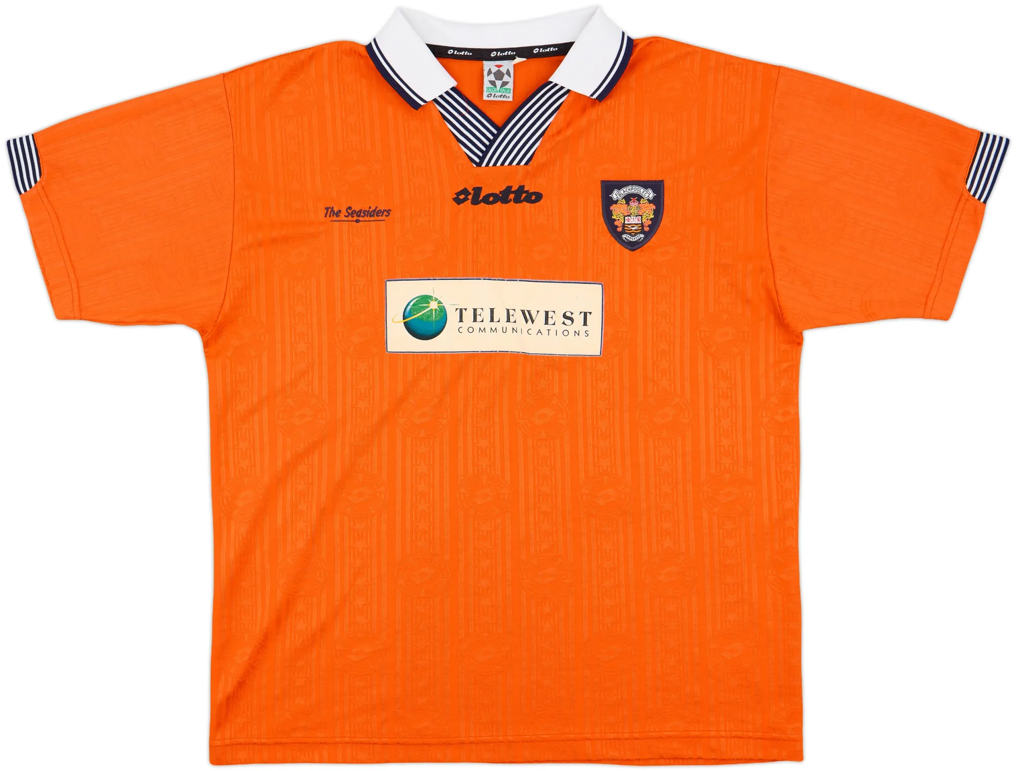Lotto Blackpool Mens SS Home Shirt 1997/99