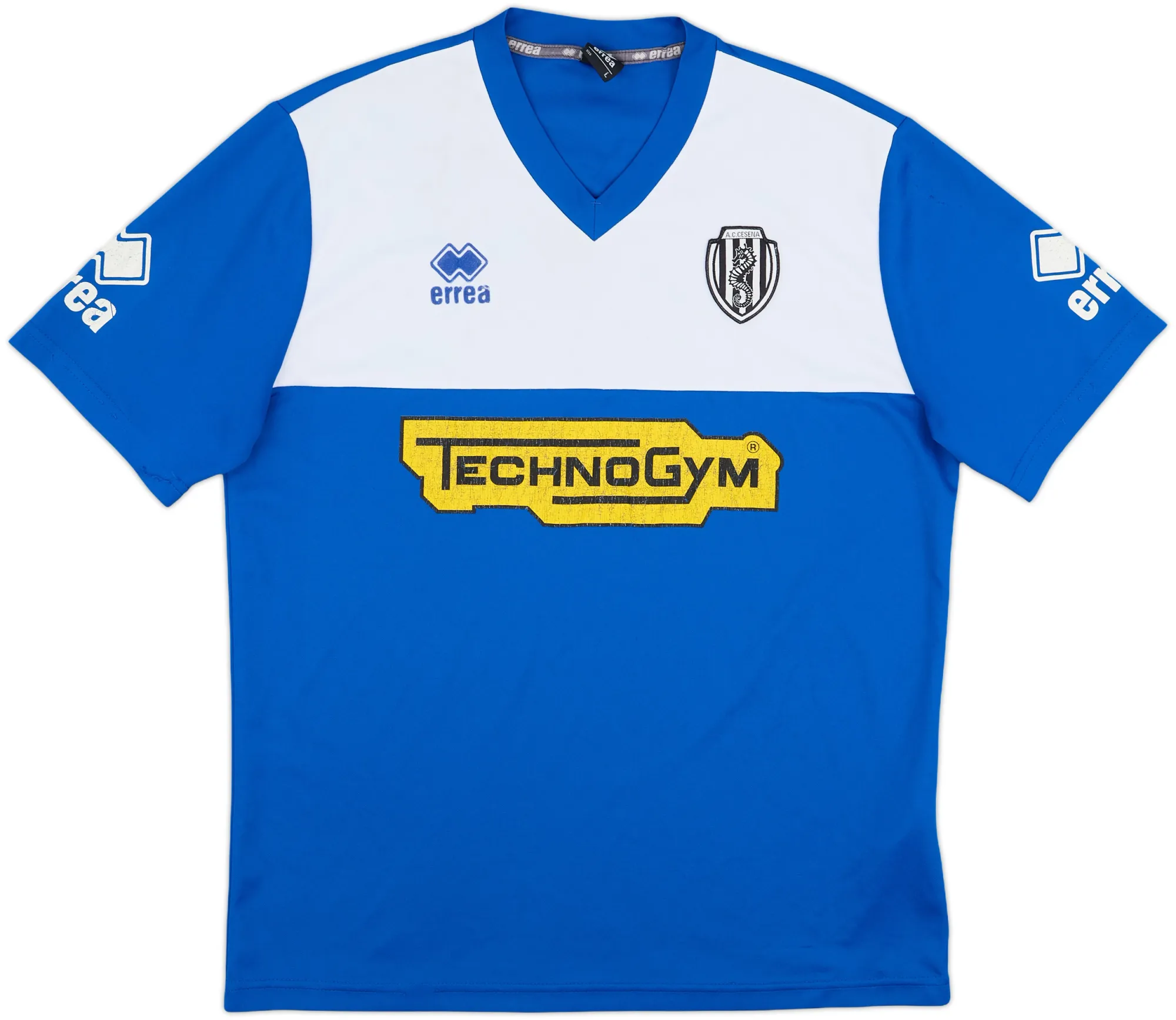 Errea Cesena Mens SS Home Shirt 2013/14