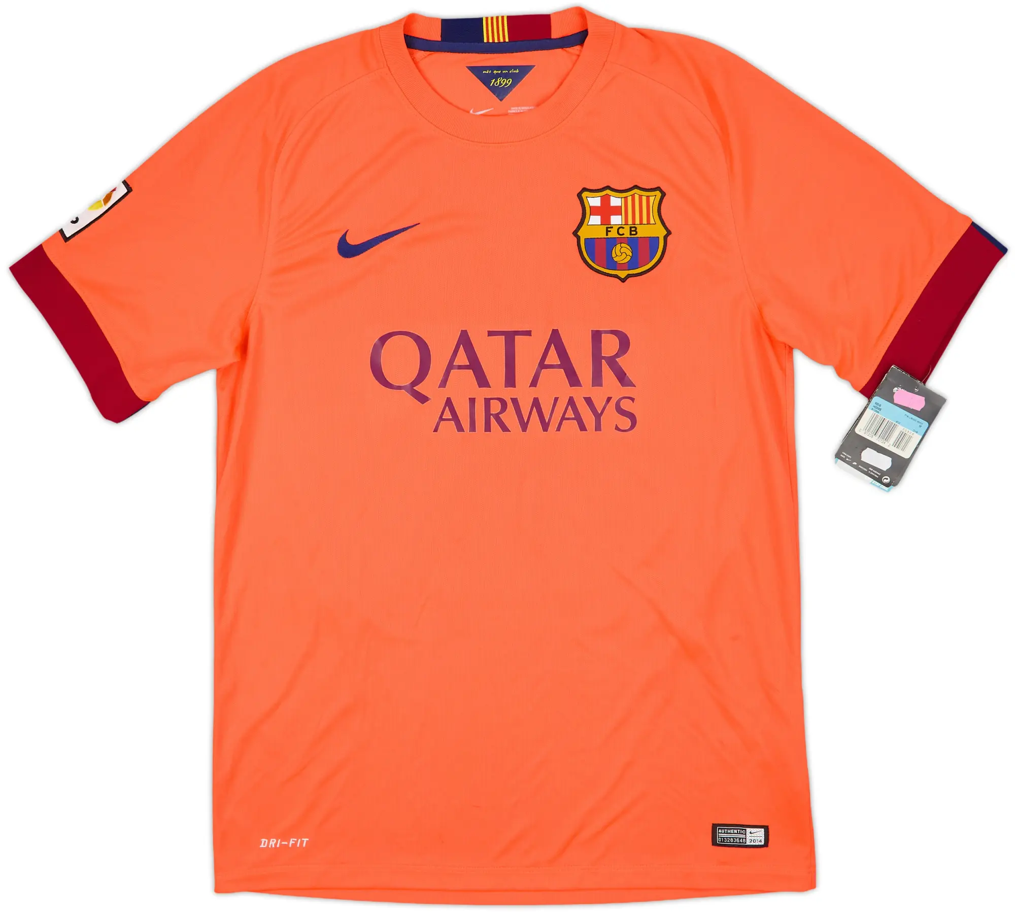 Nike Barcelona Mens SS Away Shirt 2014/15