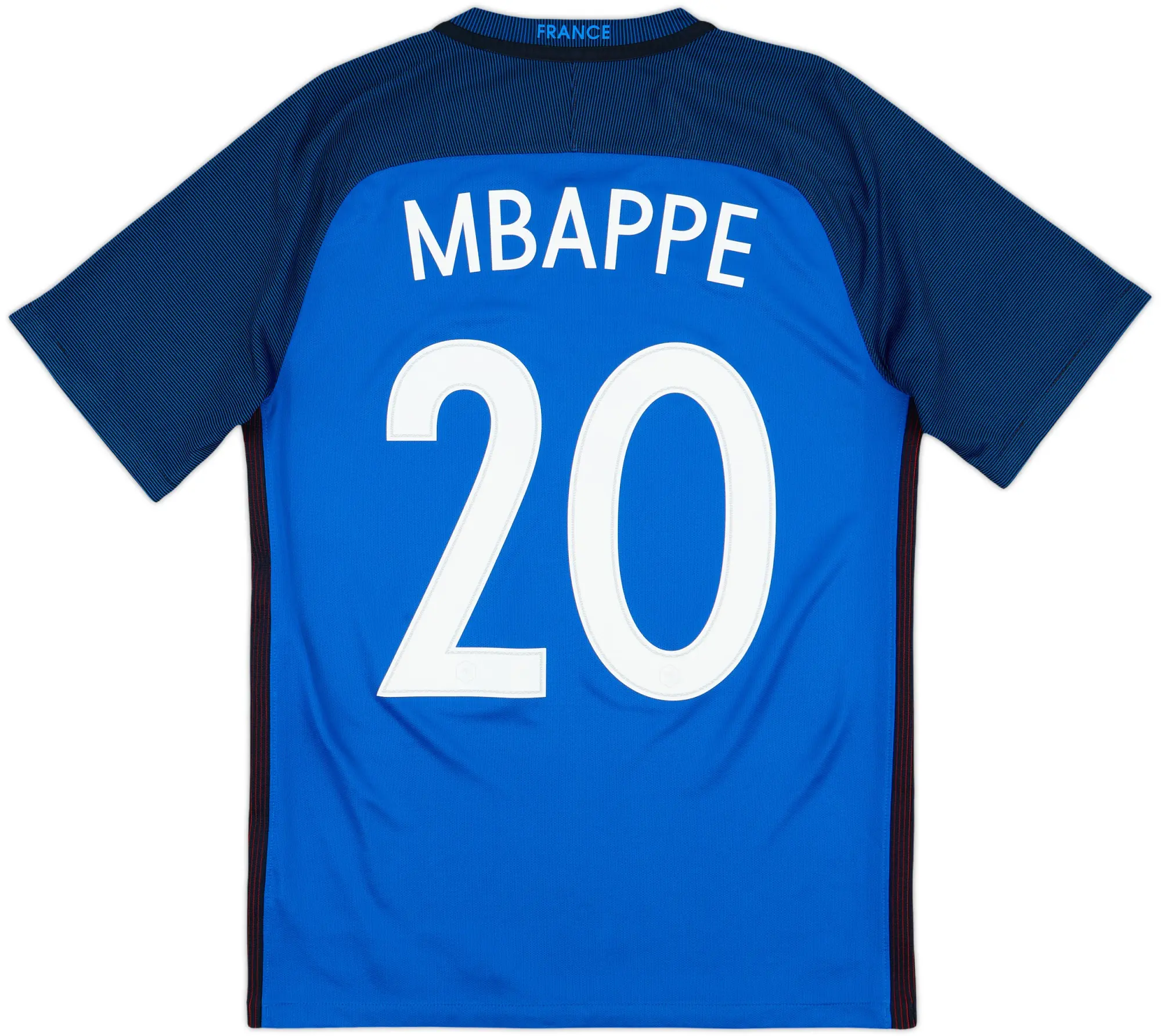2016-17 France Home Shirt Mbappe #20 - 9/10 - (S)