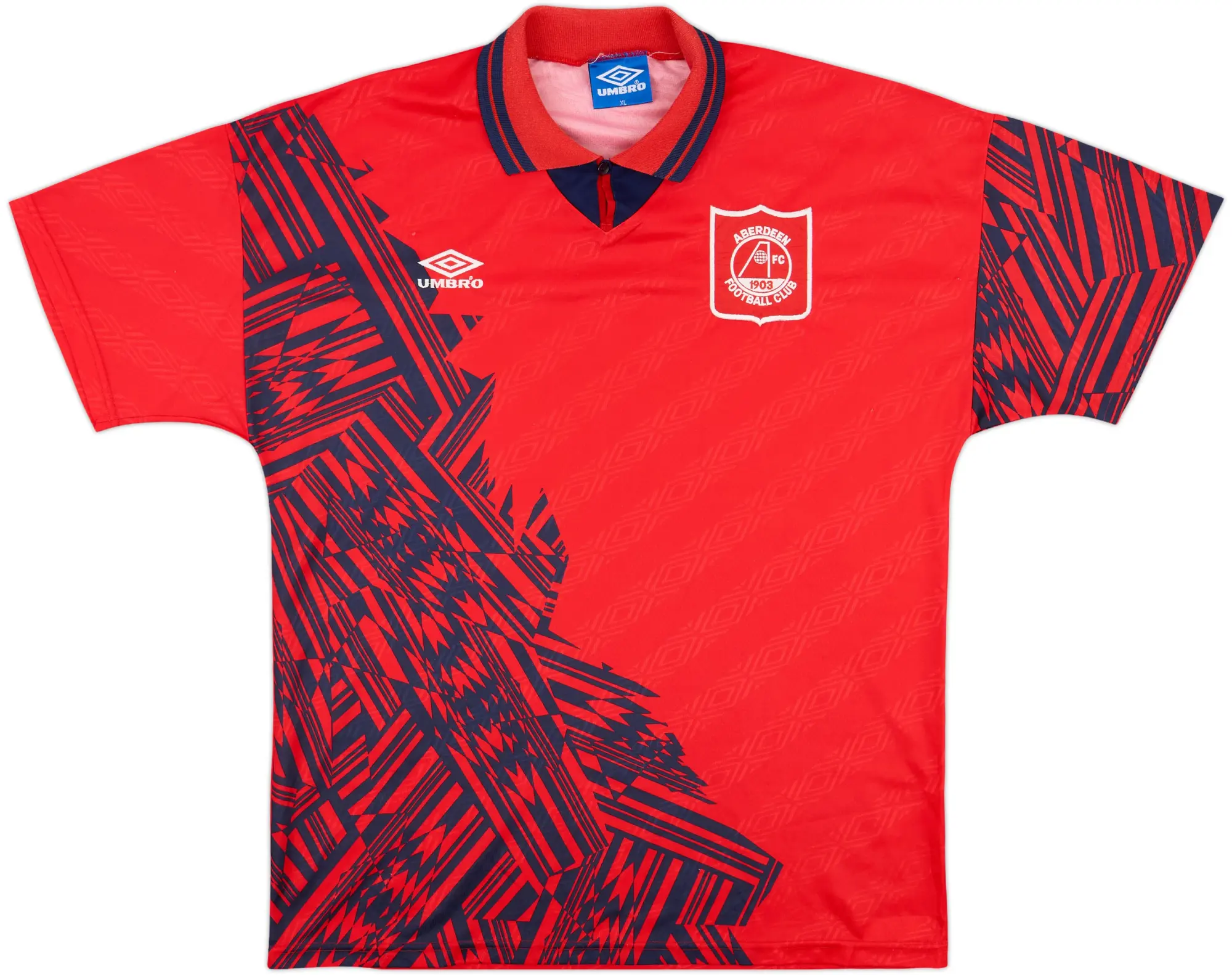 Umbro Aberdeen Mens SS Home Shirt 1994/96