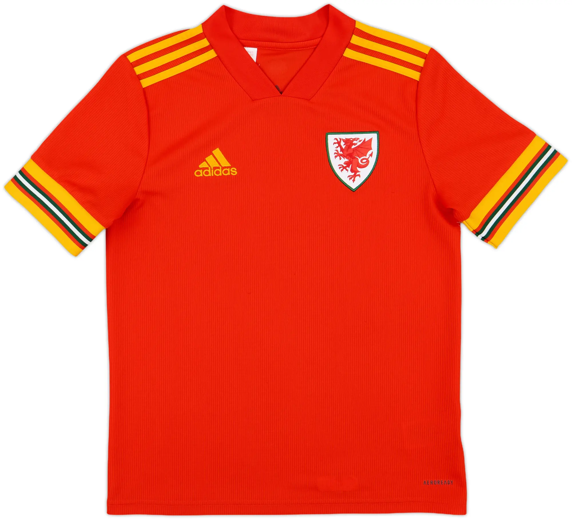 2020-21 Wales Home Shirt - 10/10 - (L.Boys)