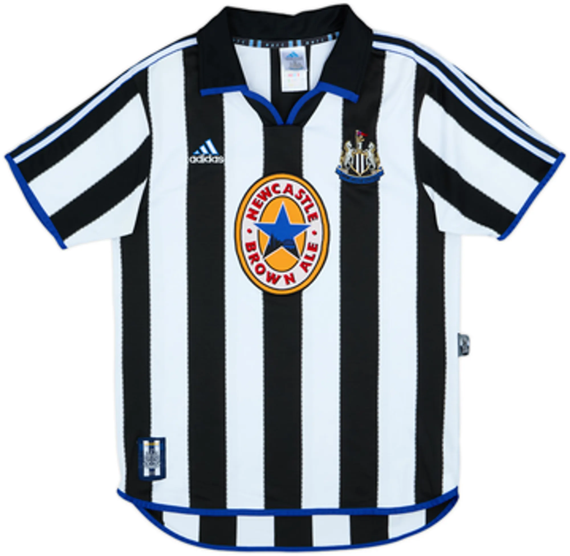 adidas Newcastle United Mens SS Home Shirt 1999/00