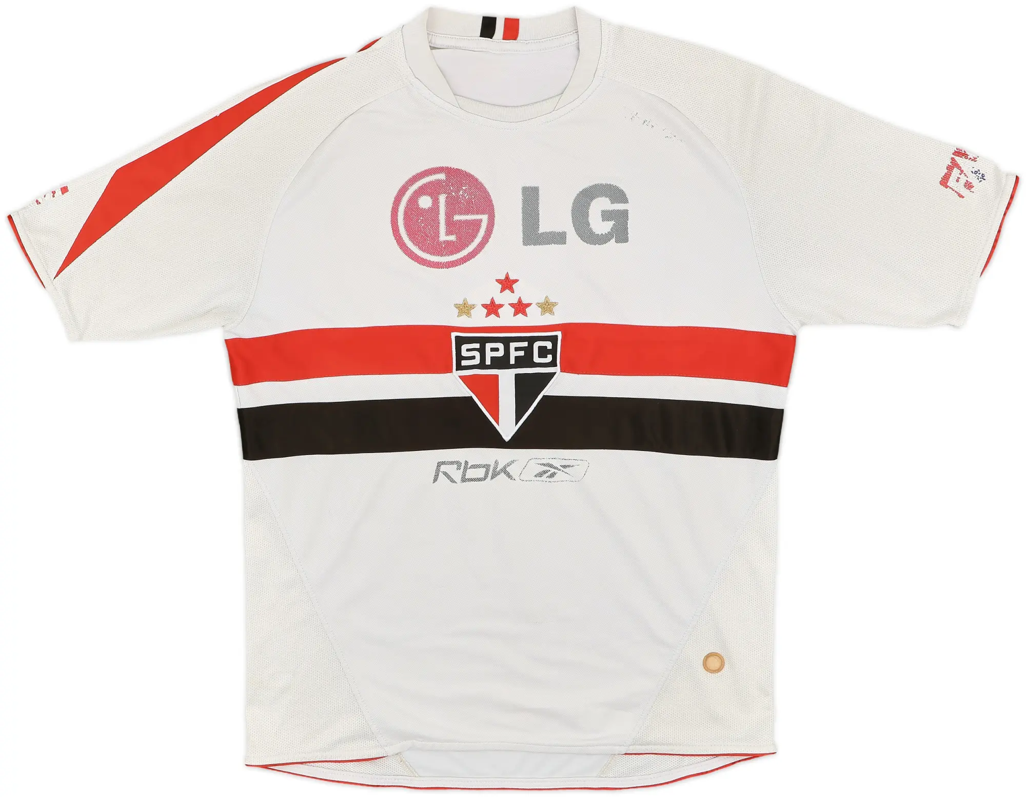 Reebok Sao Paulo Mens SS Home Shirt 2006/07