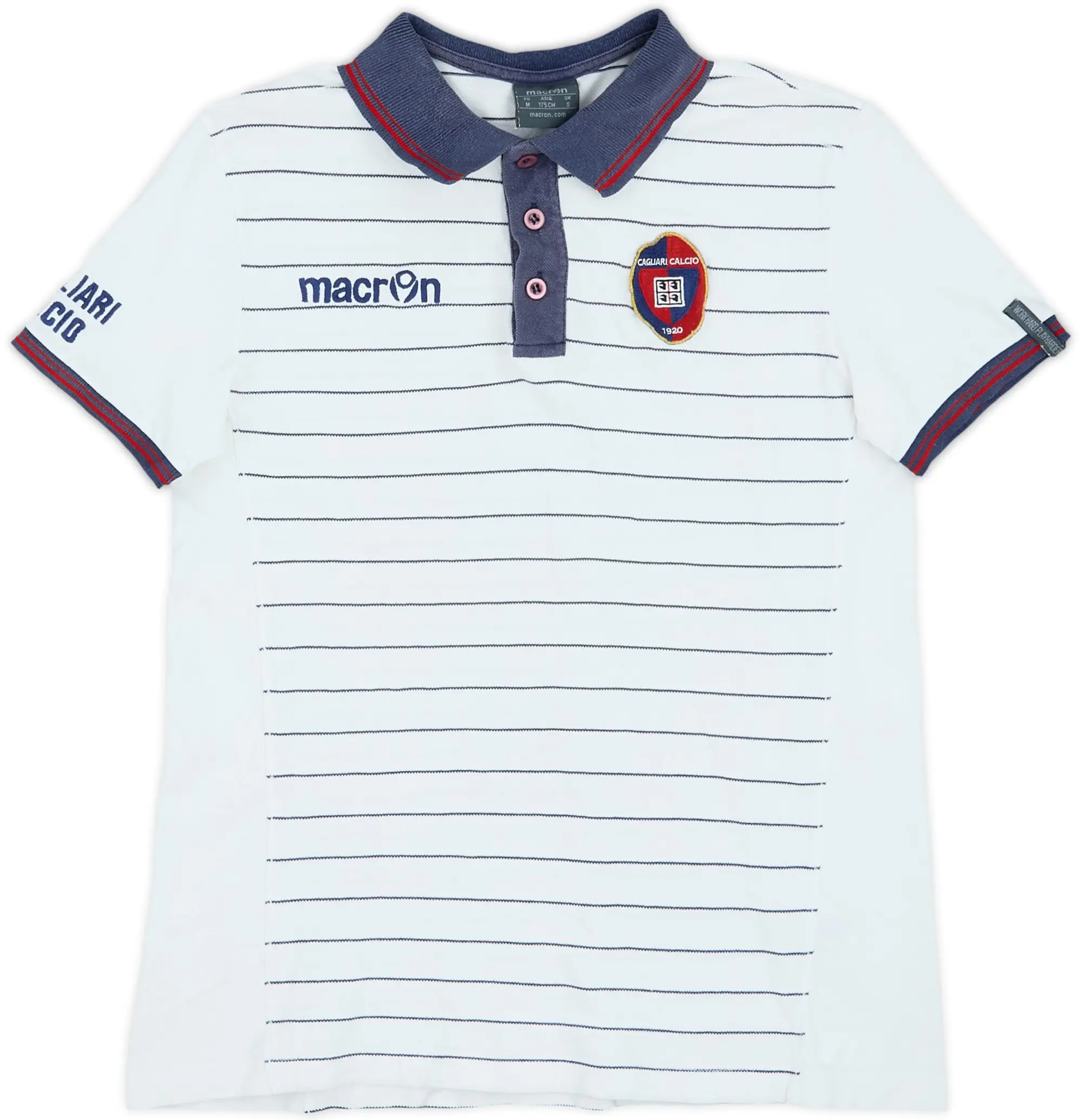 2010-11 Cagliari Macron Polo Shirt - 7/10 - (S)