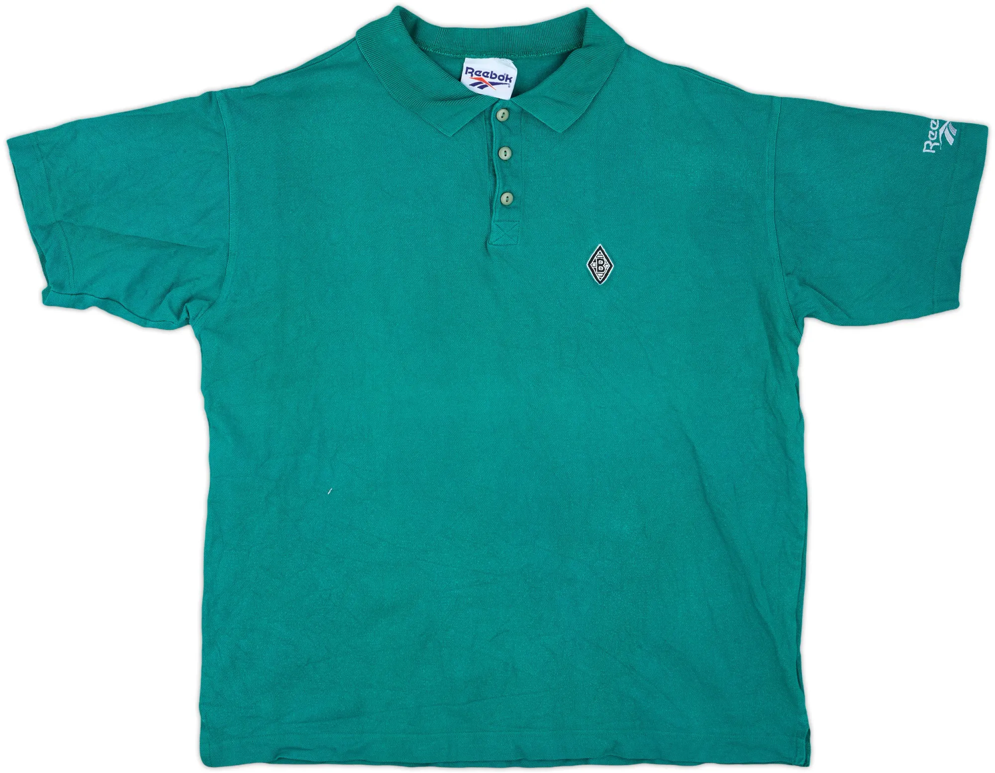 1995-96 Borussia Monchengladbach Reebok Polo Shirt - 8/10 - (XL)