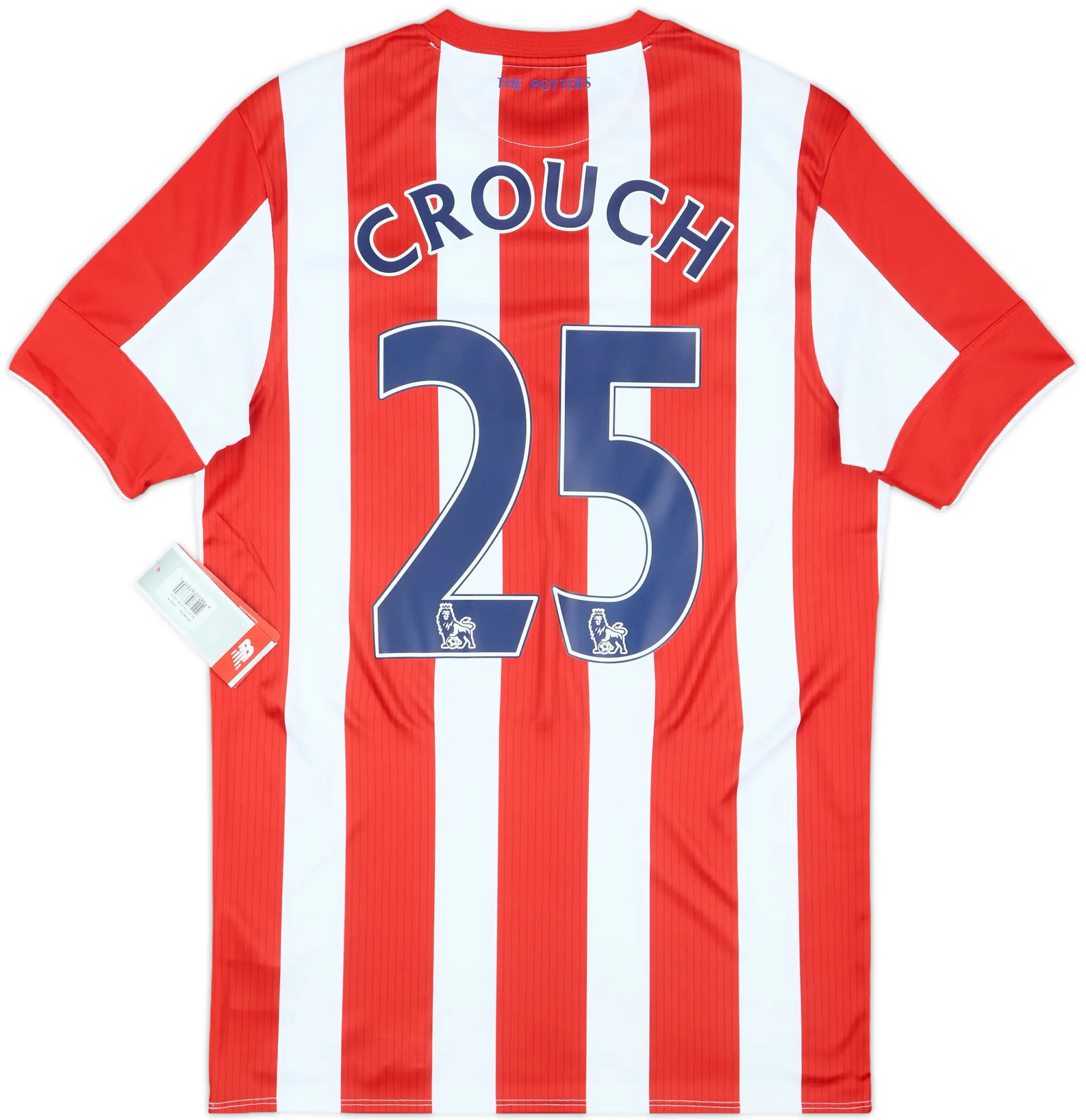 2015-16 Stoke City Home Shirt Crouch #25 (S)