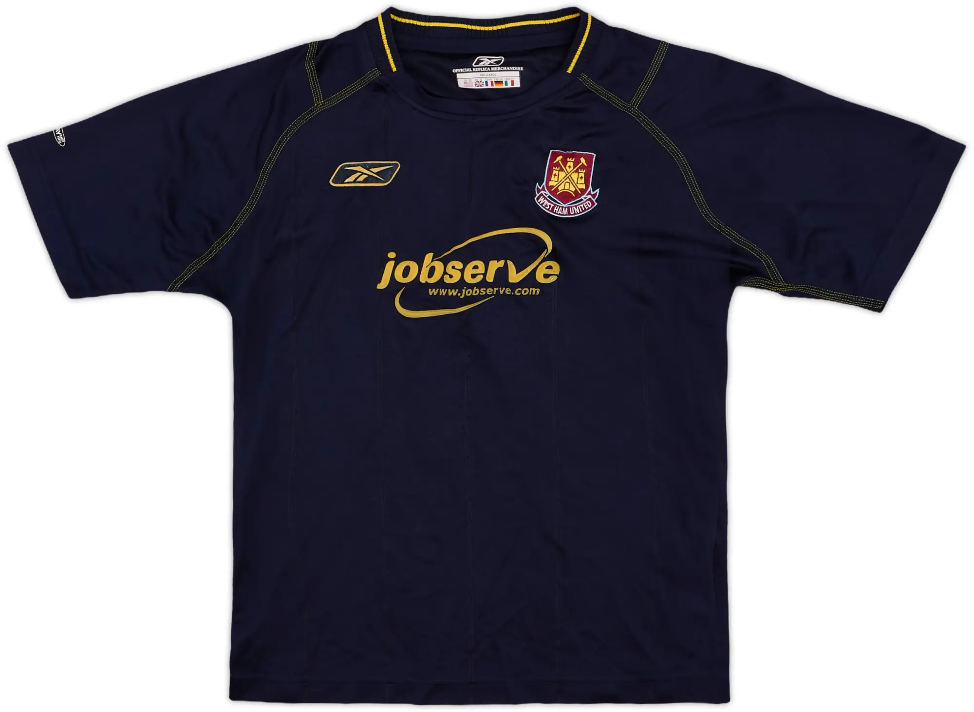 2003-04 West Ham Away Shirt - 8/10 - (L.Boys)
