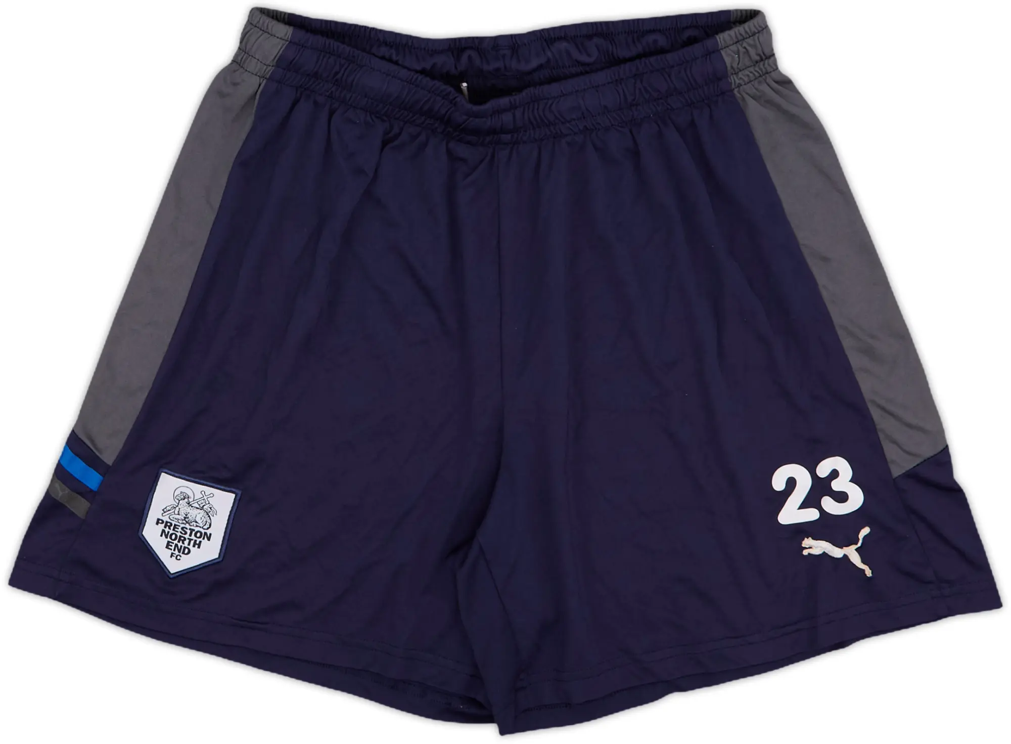 2013-14 Preston North End Puma Training Shorts #23 - 8/10 - (L)