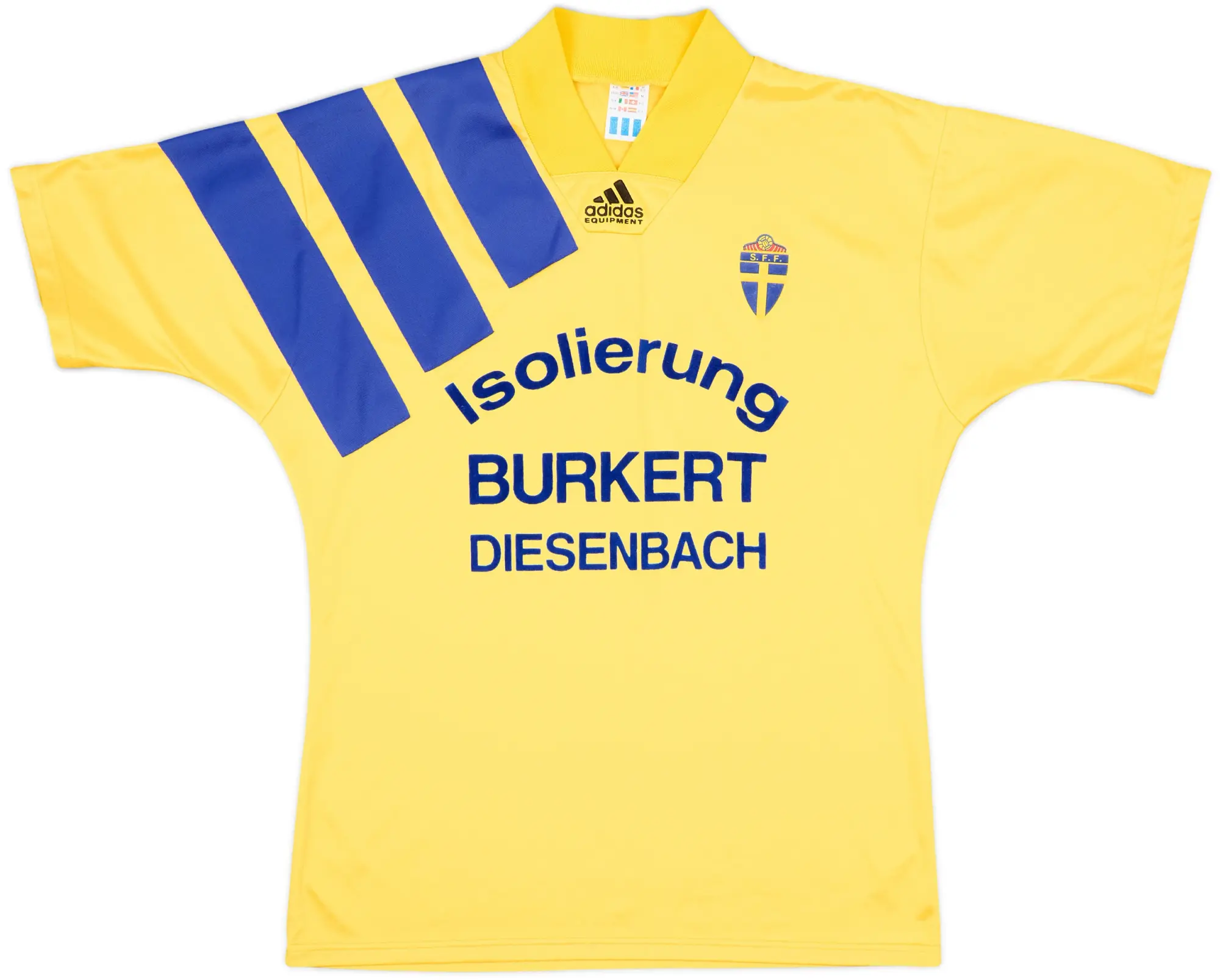 1992-94 Sweden Home Shirt #4 - 8/10 - (M)