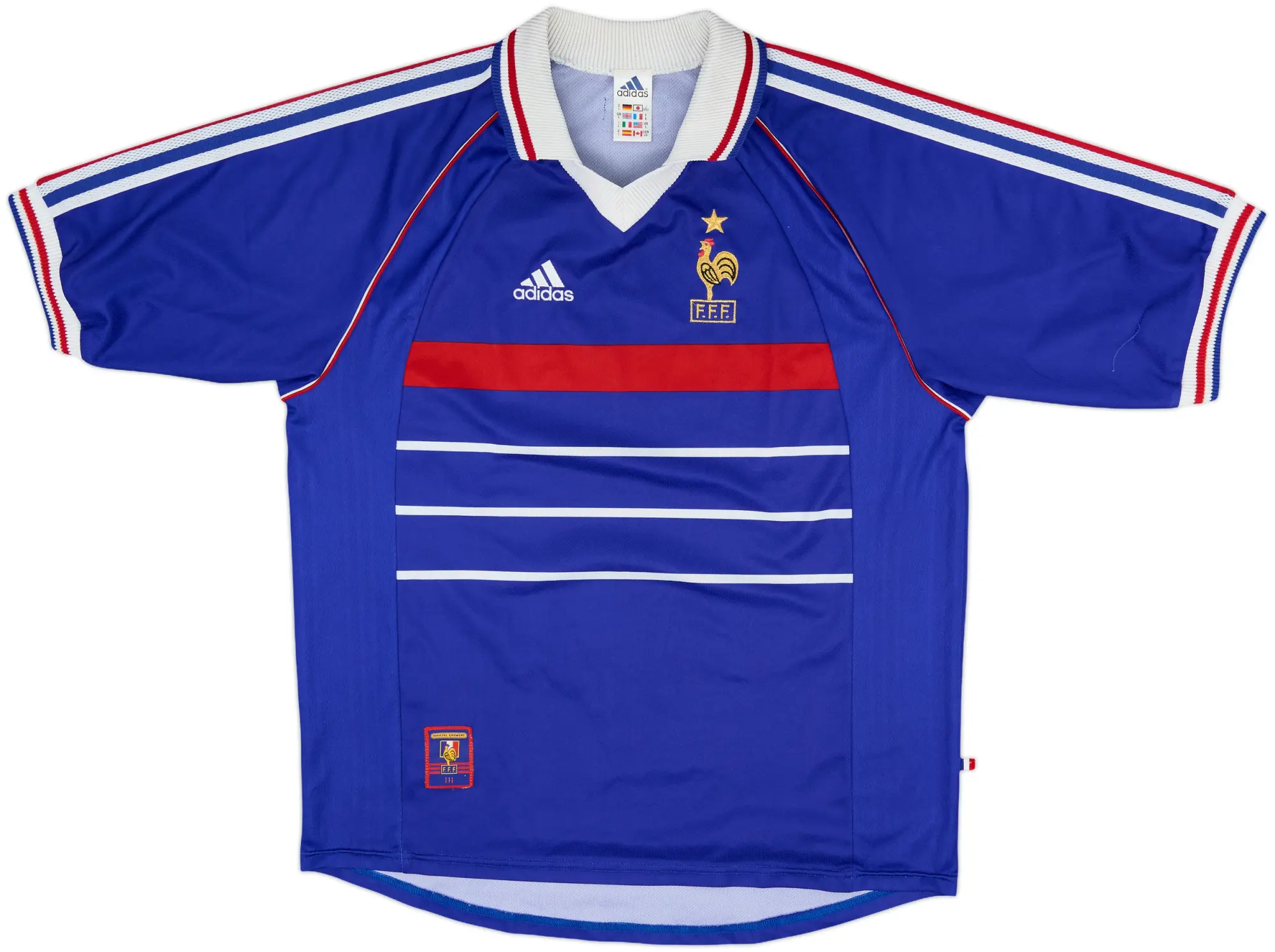 1998-00 France Home Shirt - 9/10 - (L)
