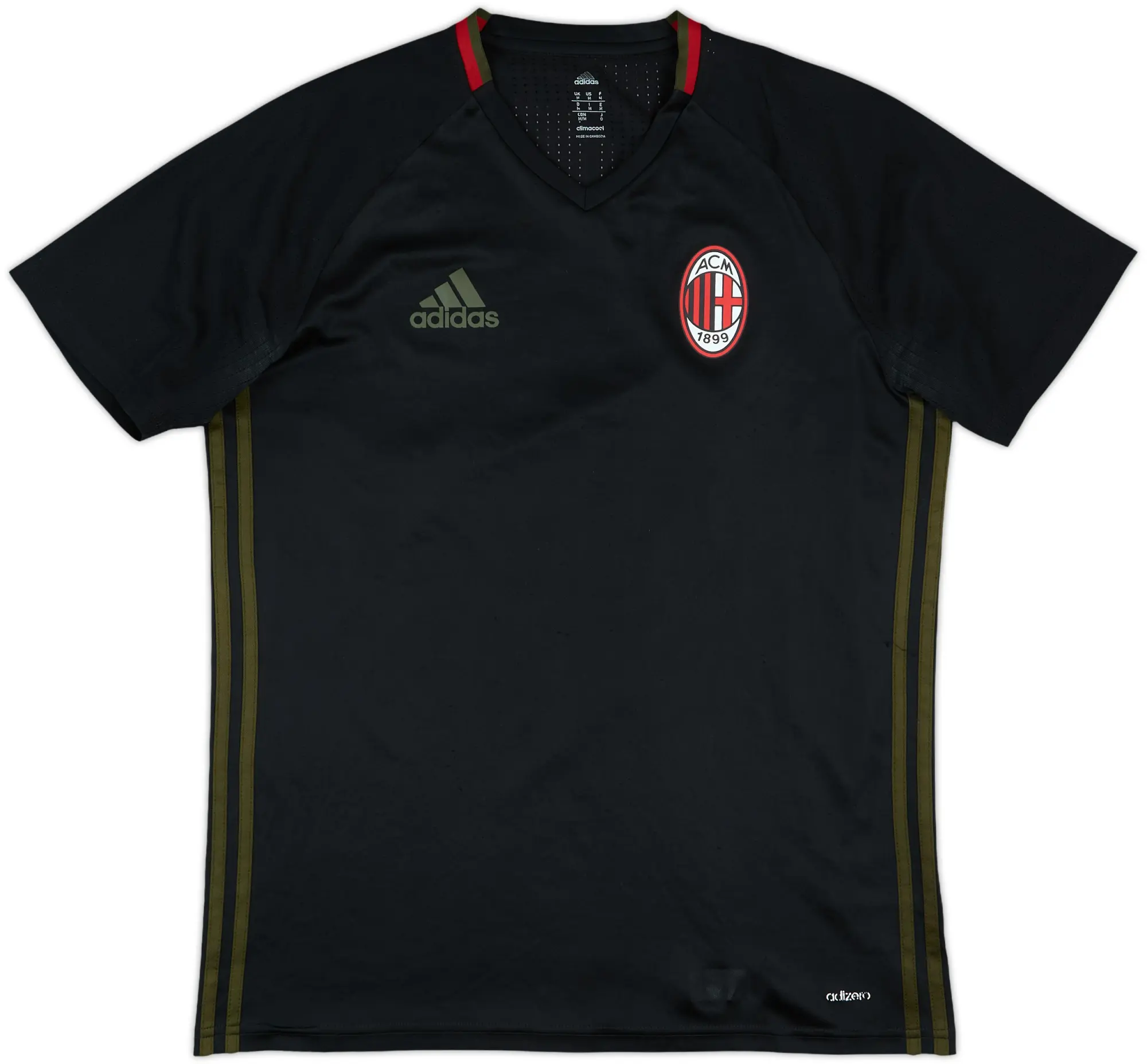 2016-17 AC Milan adizero Training Shirt - 8/10 - (M)