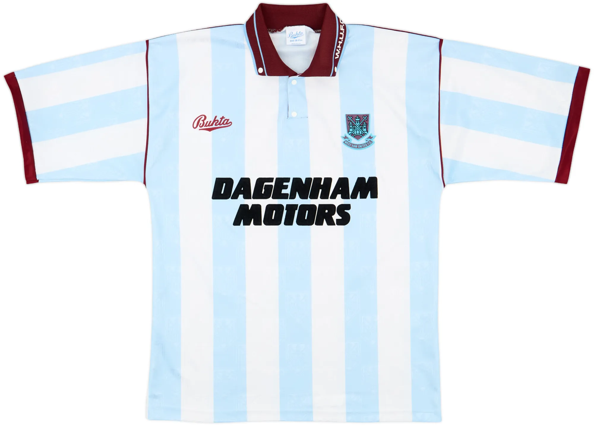 Bukta West Ham United Mens SS Away Shirt 1992/93