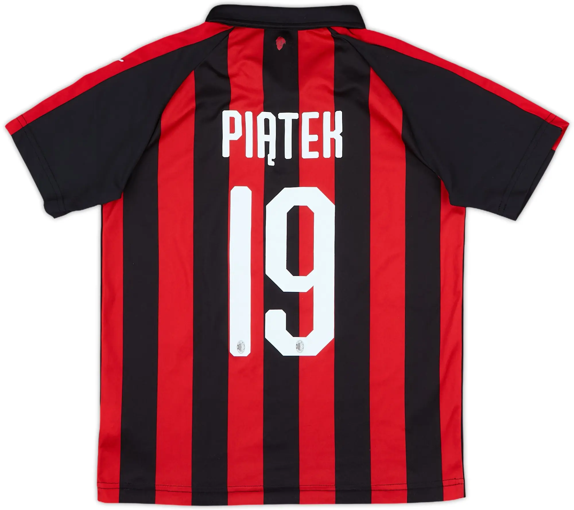 2018-19 AC Milan Home Shirt Piatek #19 - 8/10 - (M.Boys)