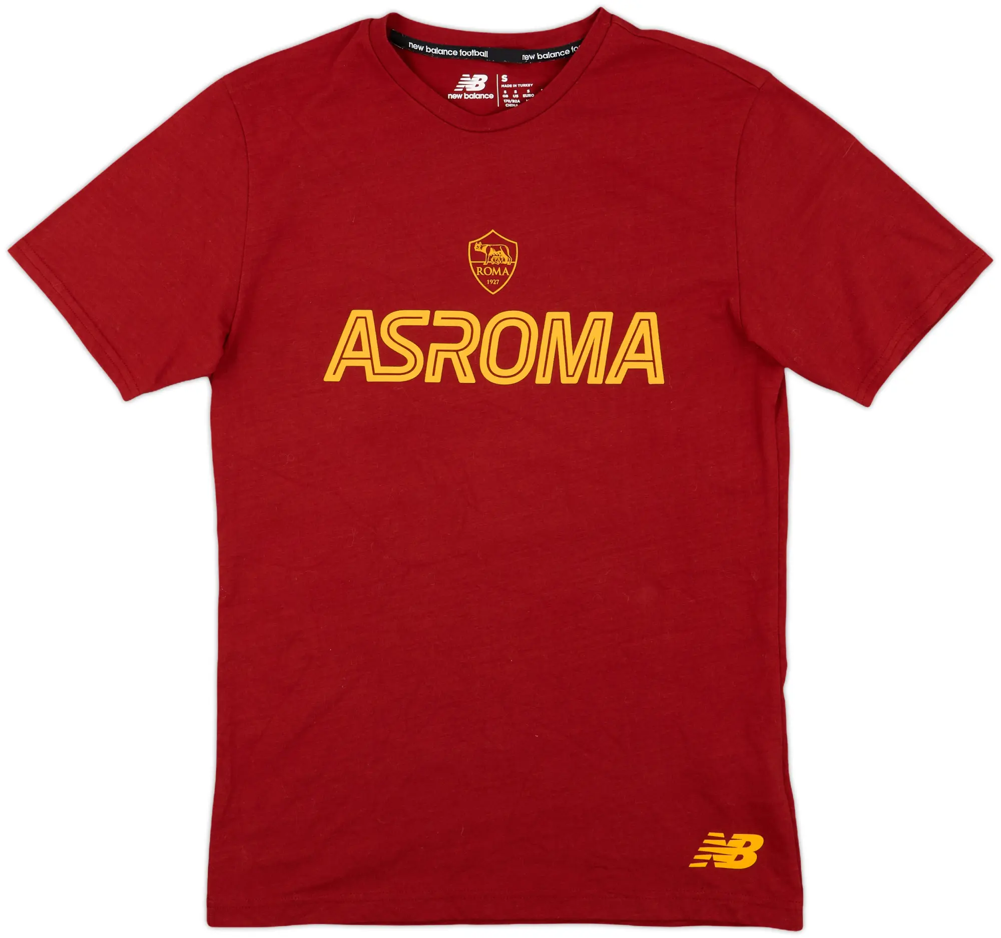 2022-23 Roma New Balance Cotton Tee - 10/10 - (S)