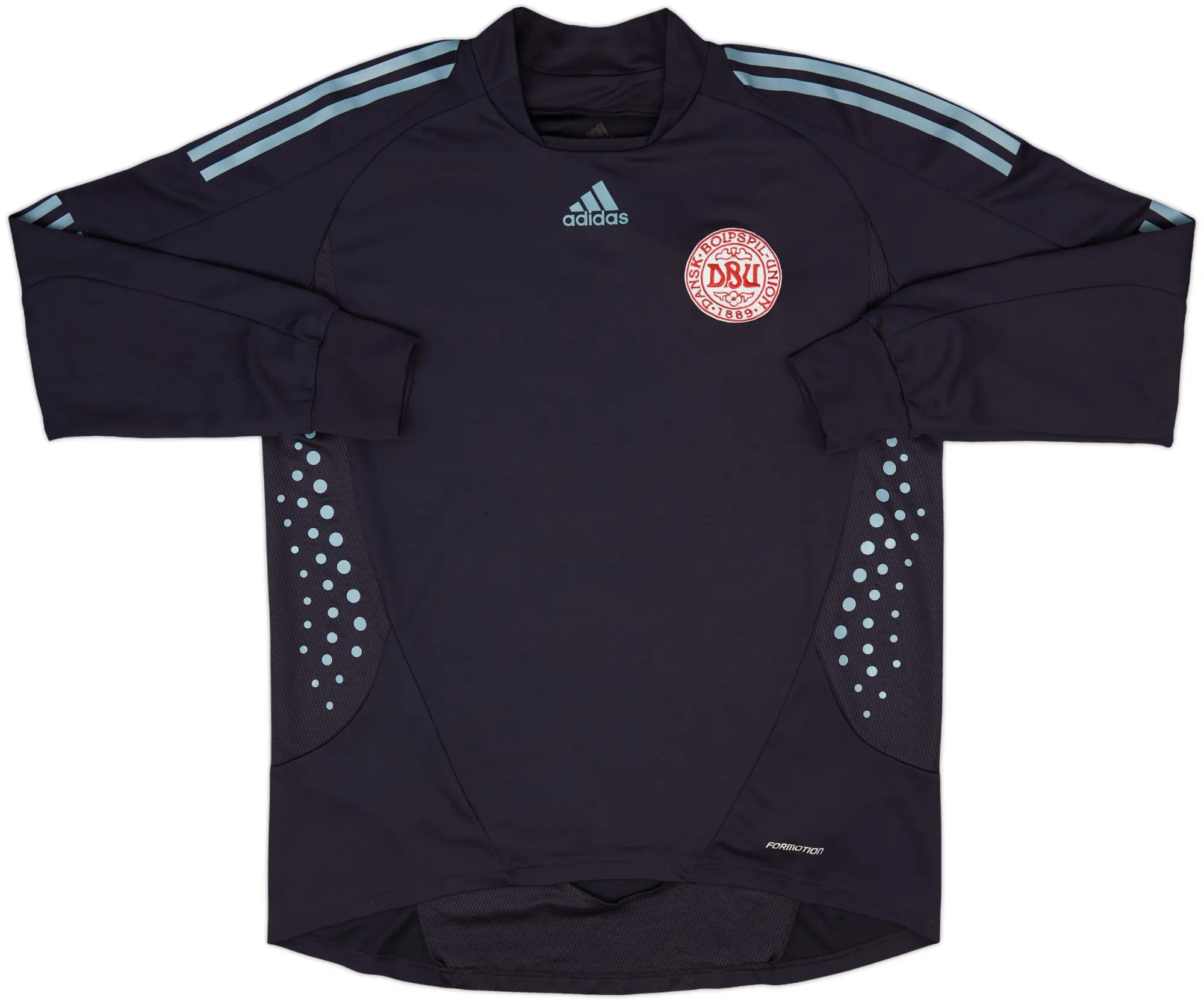 adidas Denmark Mens LS Goalkeeper Player Issue Home Shirt 2008