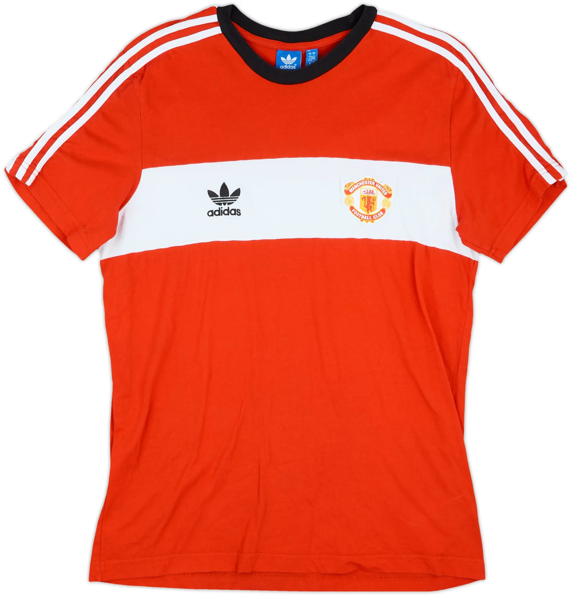 2015-16 Manchester United adidas Cotton Tee - 9/10 - (L)