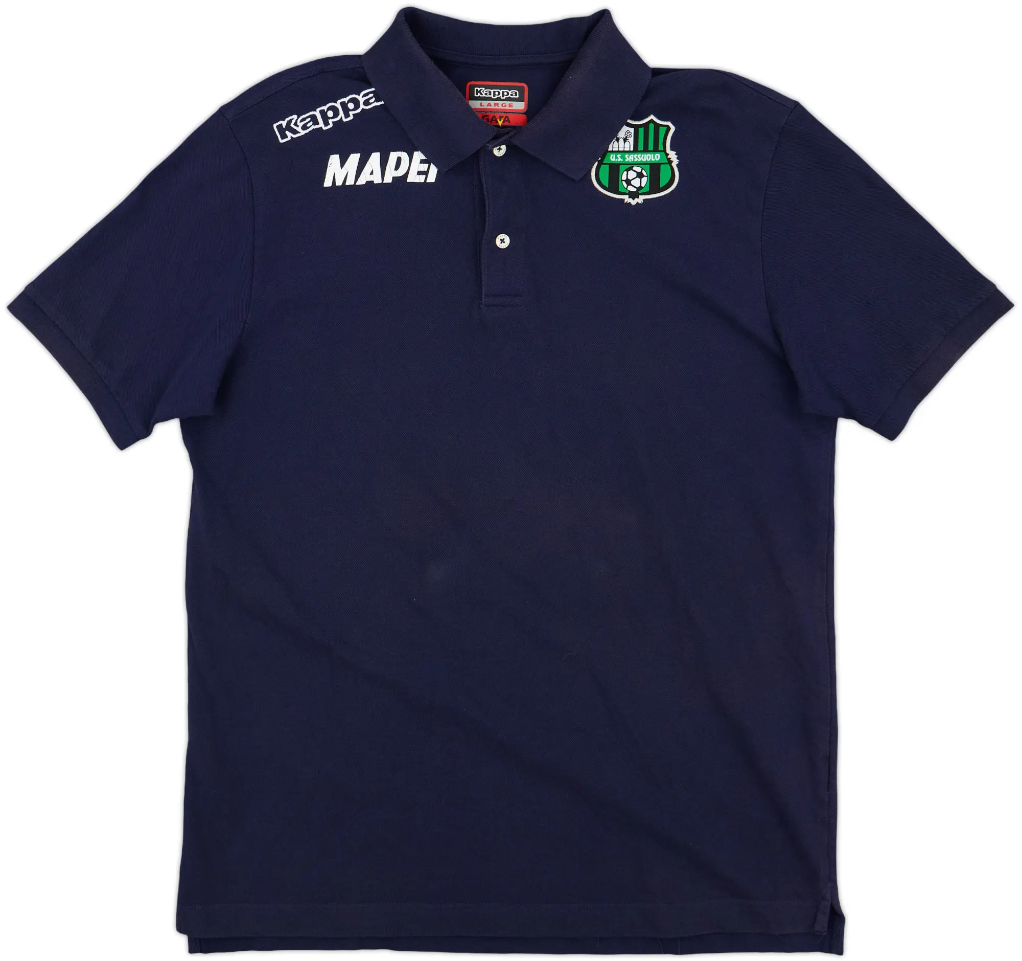 2017-18 Sassuolo Kappa Polo Shirt - 8/10 - (L)