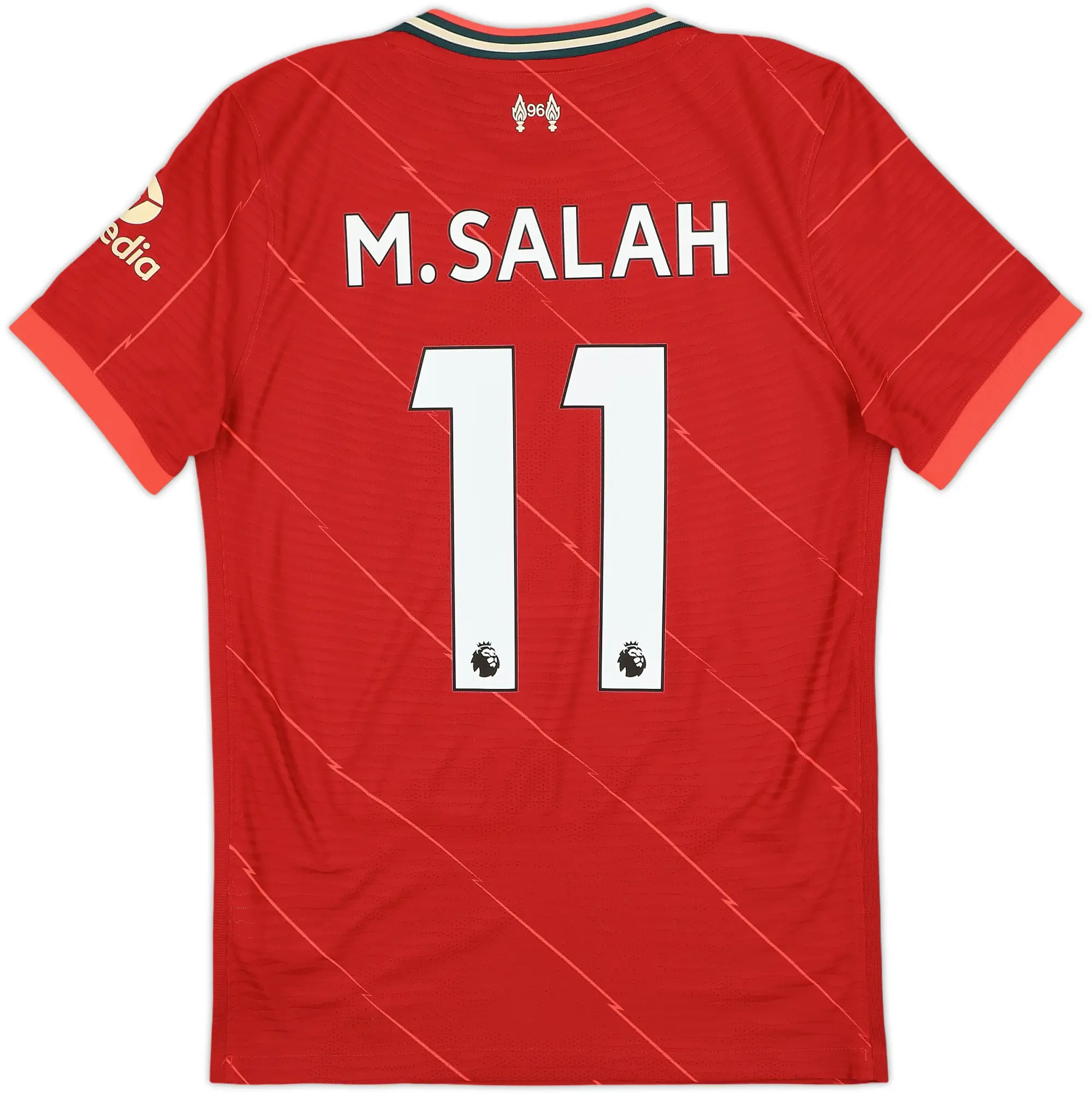 2021-22 Liverpool Authentic Home Shirt M.Salah #11 - 10/10 - (S)