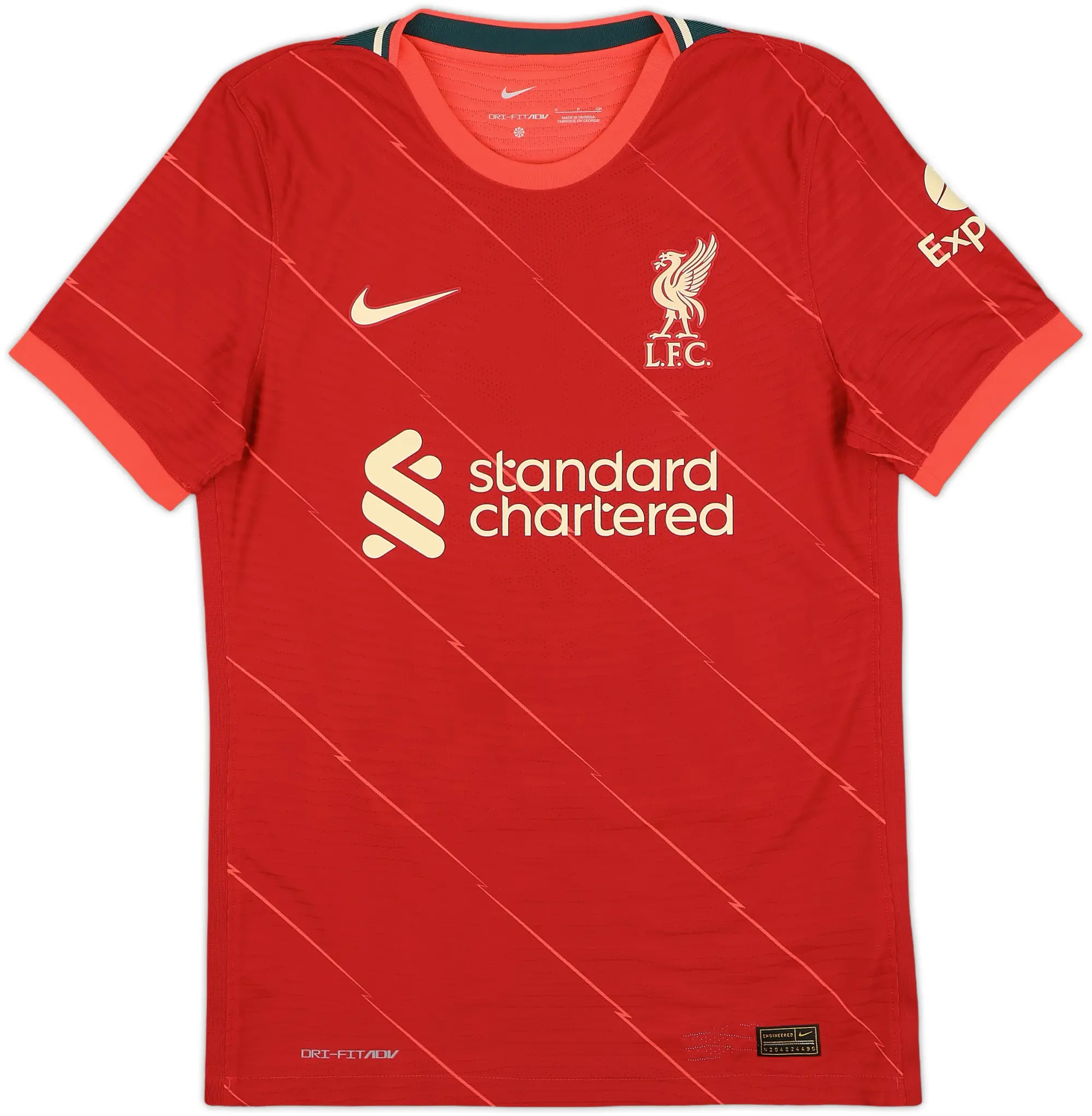 2021-22 Liverpool Authentic Home Shirt M.Salah #11 - 10/10 - (S)