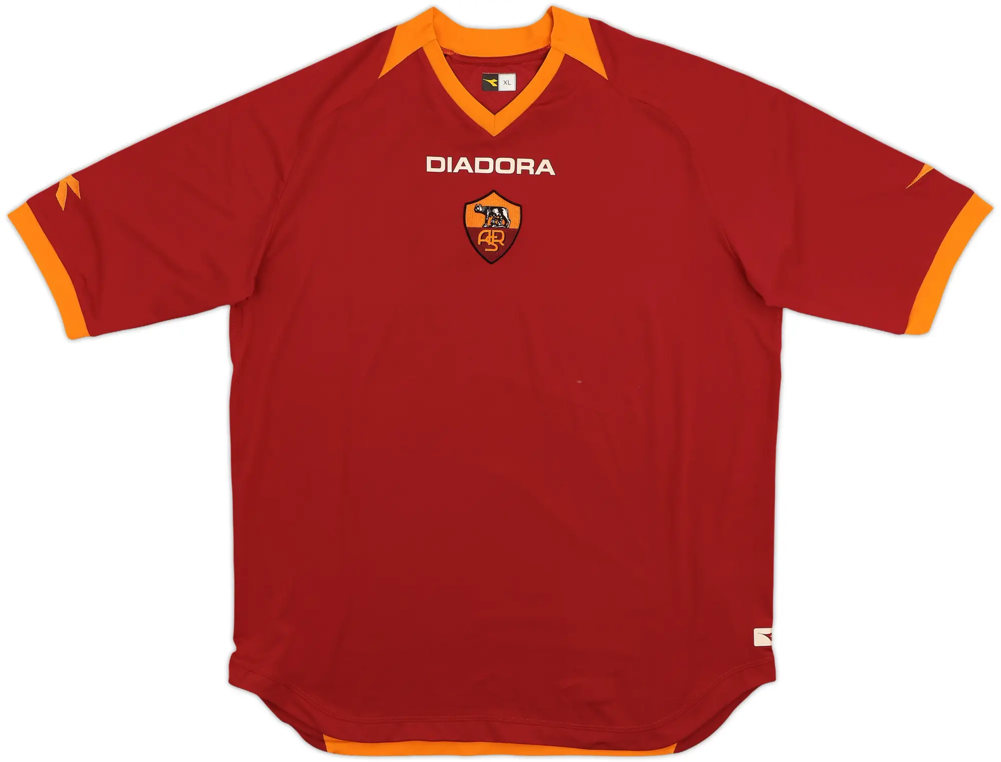 2006-07 Roma Home Shirt - 9/10 - (XL)