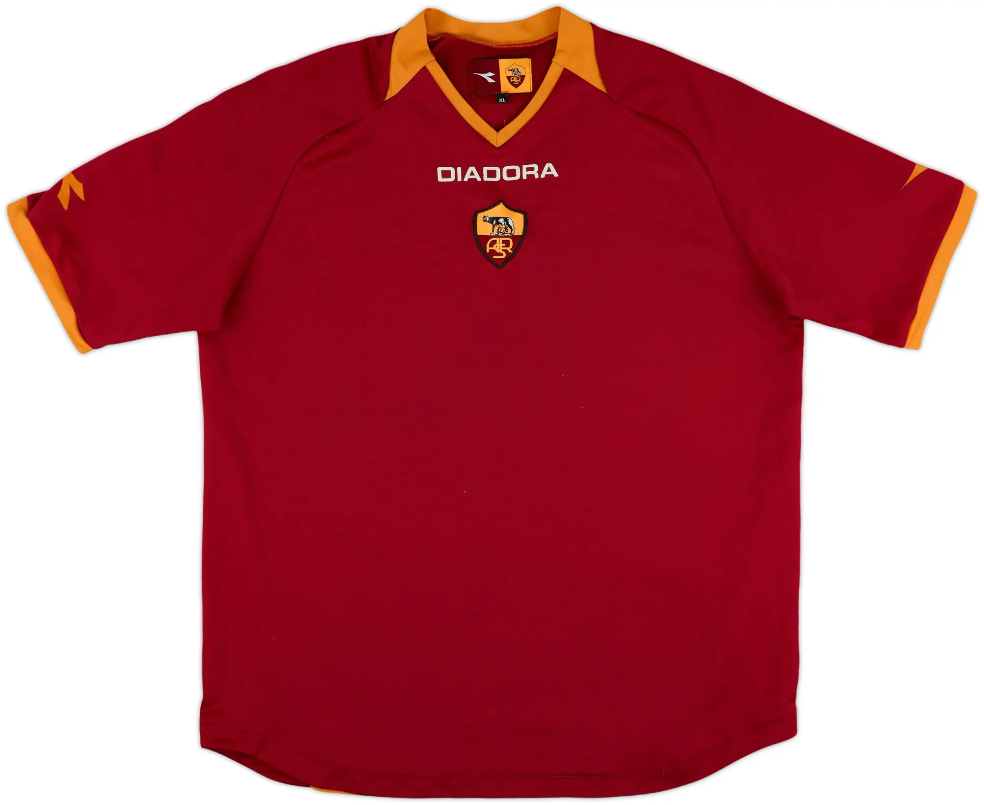 2006-07 Roma Home Shirt - 7/10 - (XL)