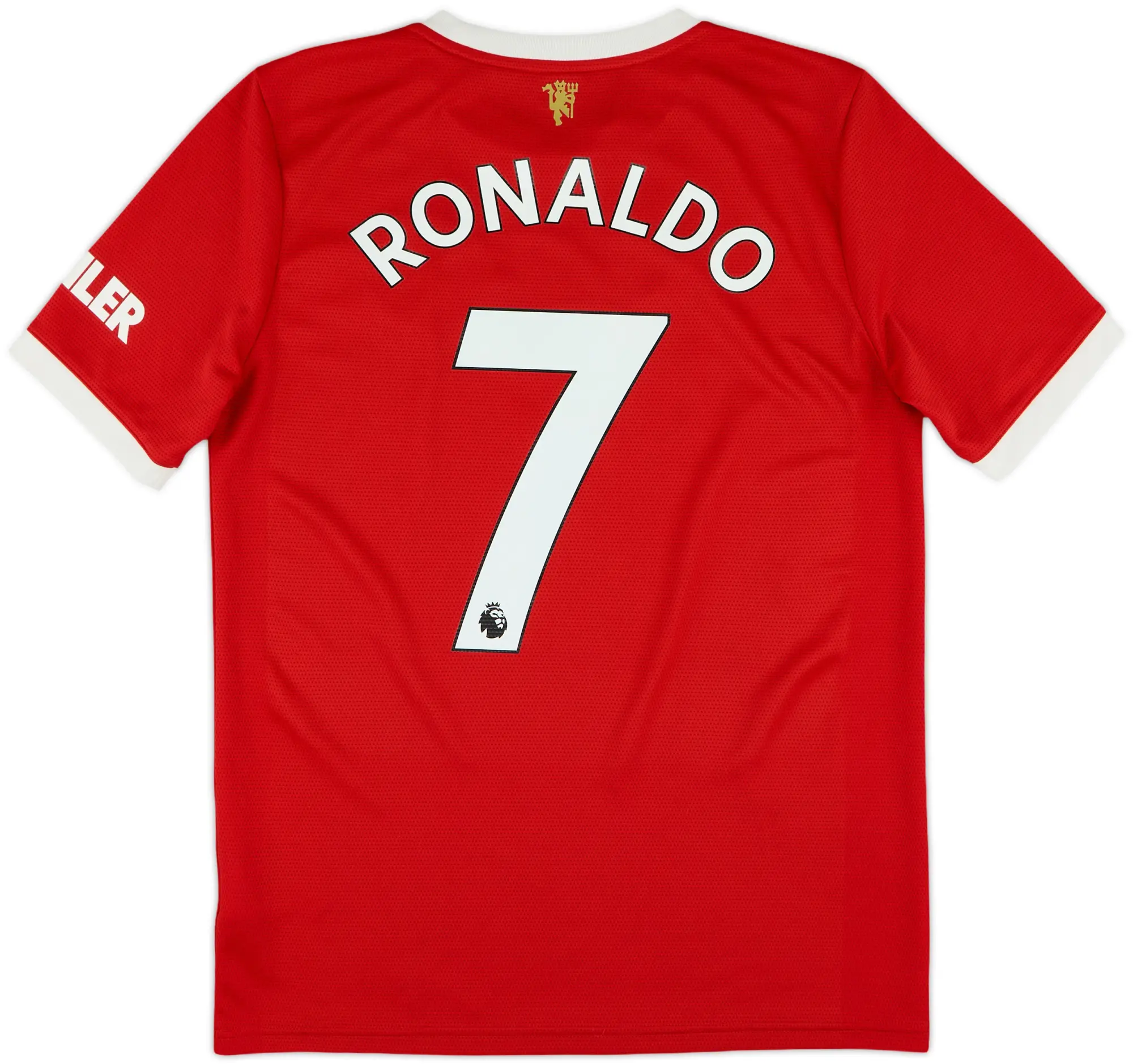 2021-22 Manchester United Home Shirt Ronaldo #7 - 9/10 - (XL.Boys)