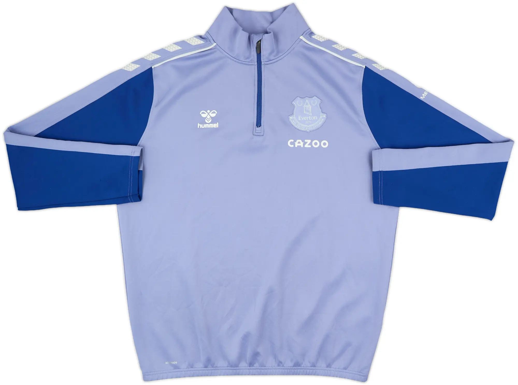 2022-23 Everton Hummel 1/4 Zip Track Jacket - 8/10 - (XL)
