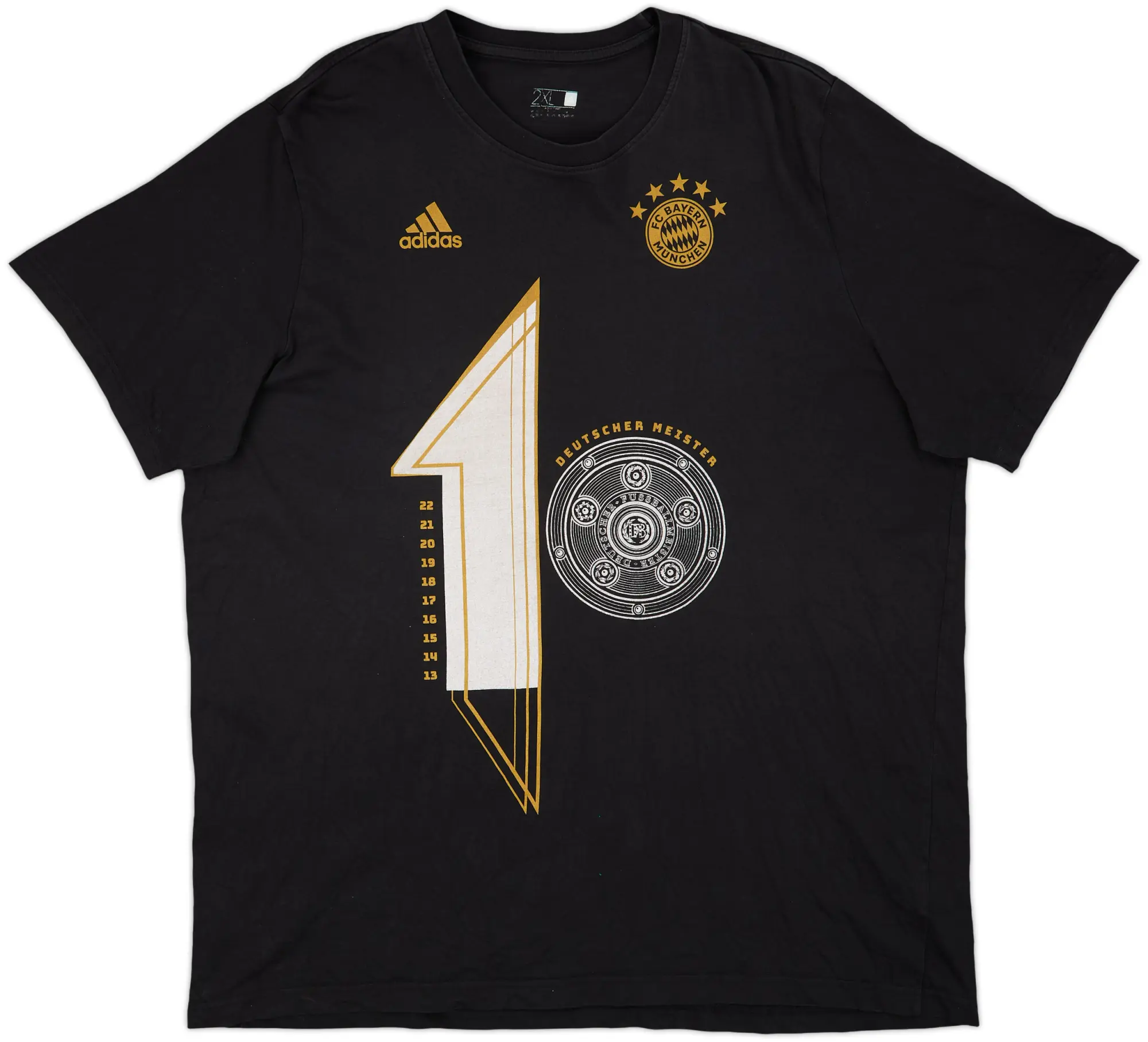 2021-22 Bayern Munich adidas Cotton Tee - 6/10 - (XXL)