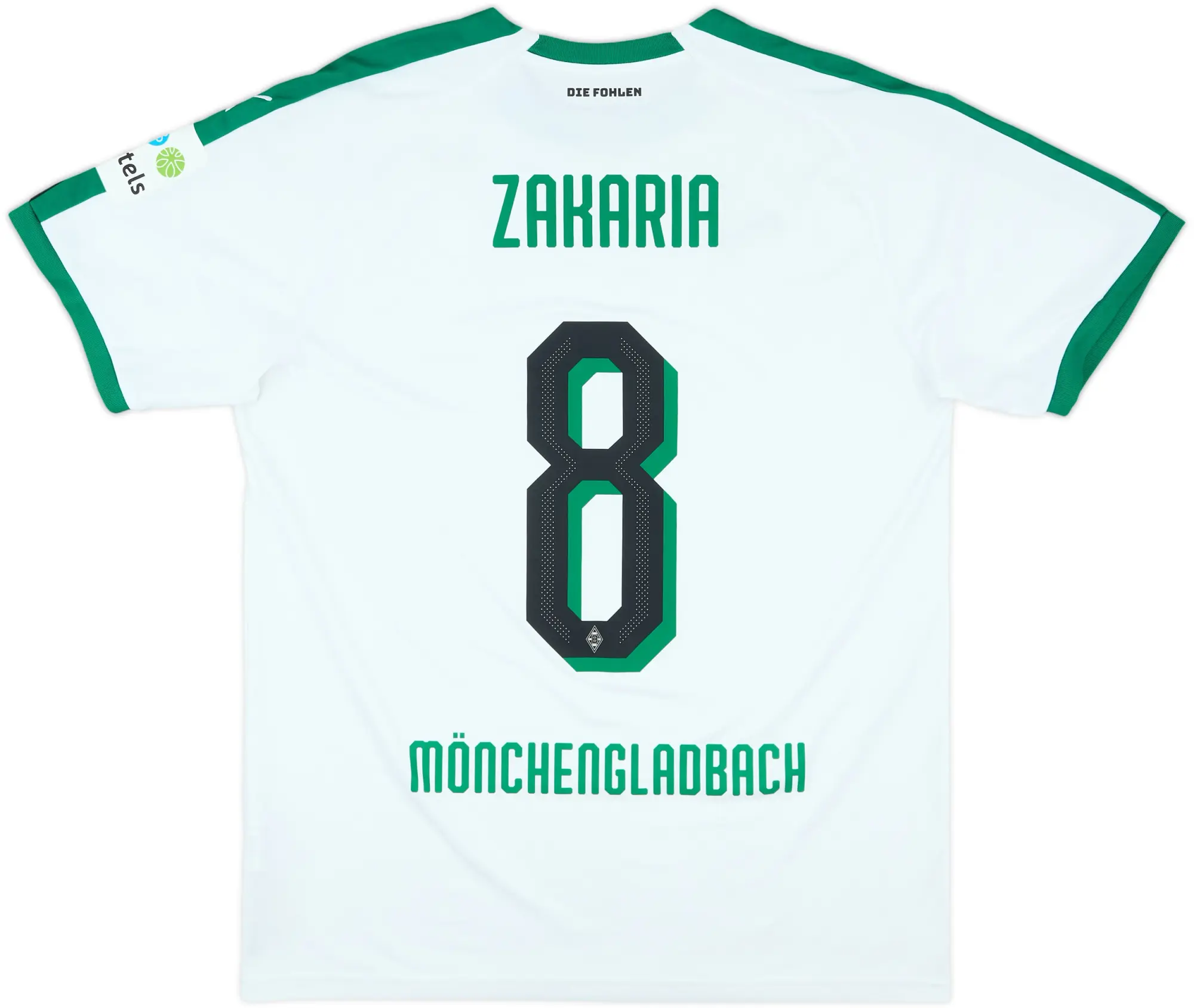 2018-19 Borussia Monchengladbach Home Shirt Zakaria #8 - 9/10 - (L)