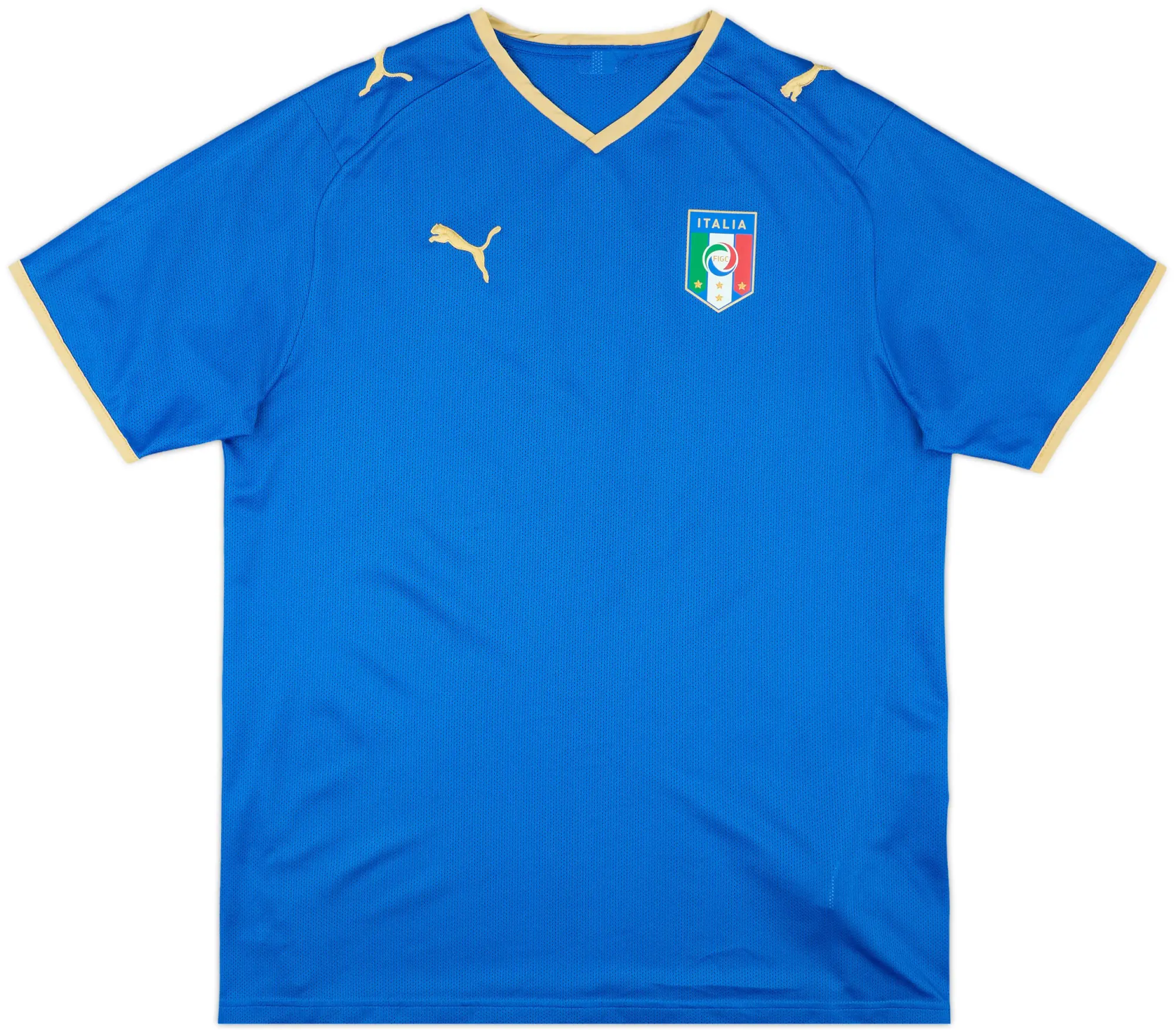 2007-08 Italy Basic Home Shirt - 9/10 - (L)