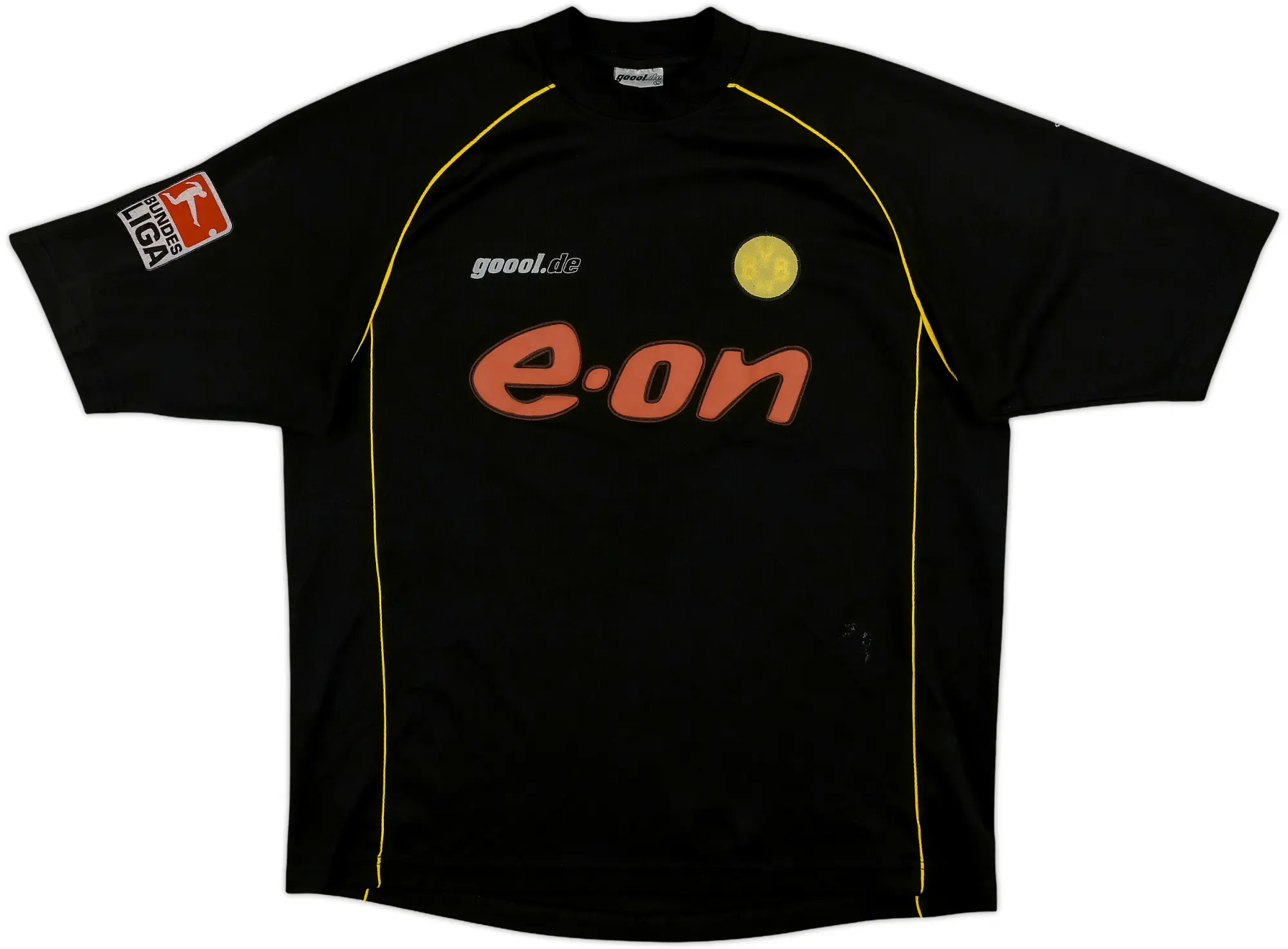 Away Borussia Dortmund Mens SS Away European Shirt 2001/02