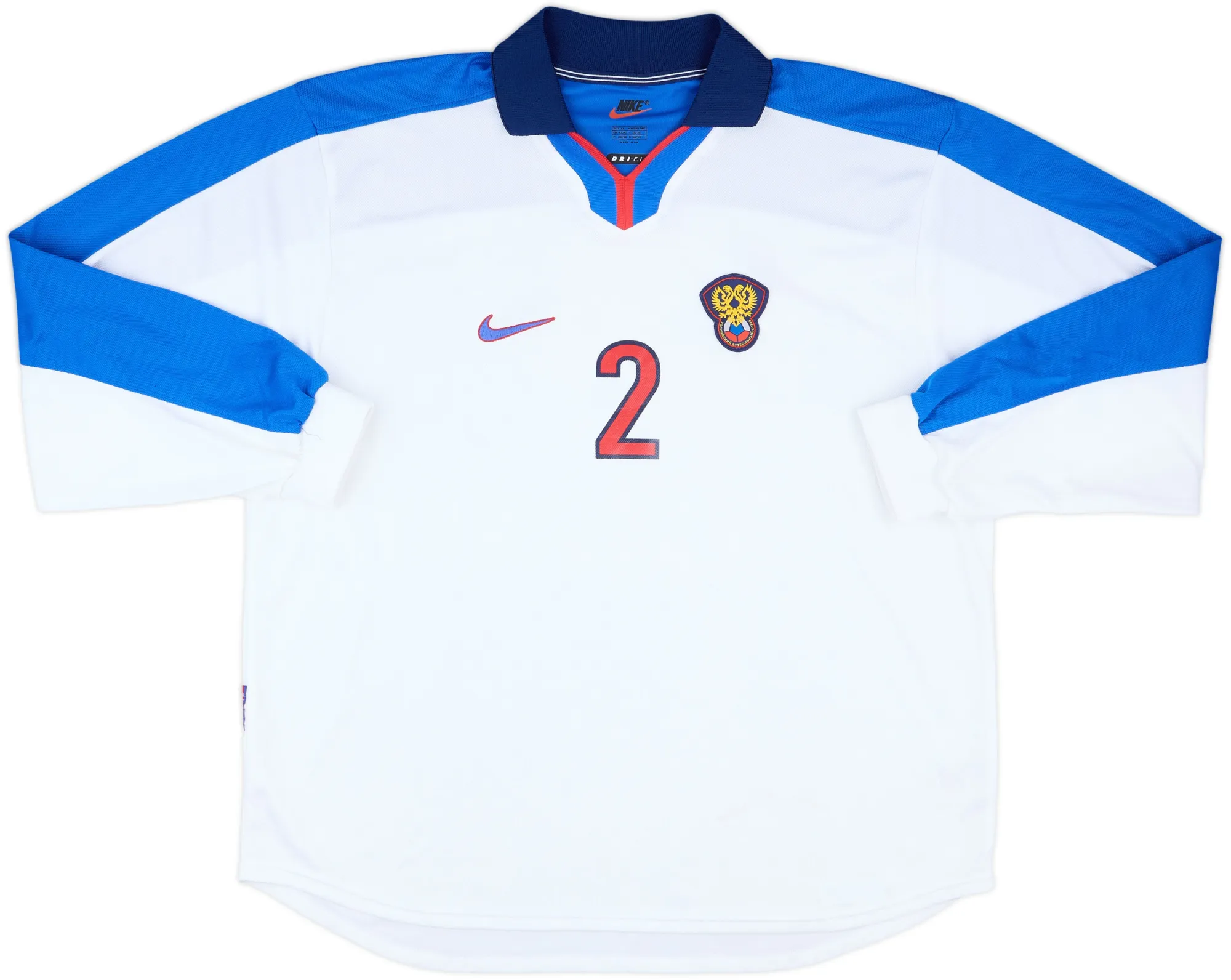 Nike Russia Mens LS Player Issue Home Shirt 1998