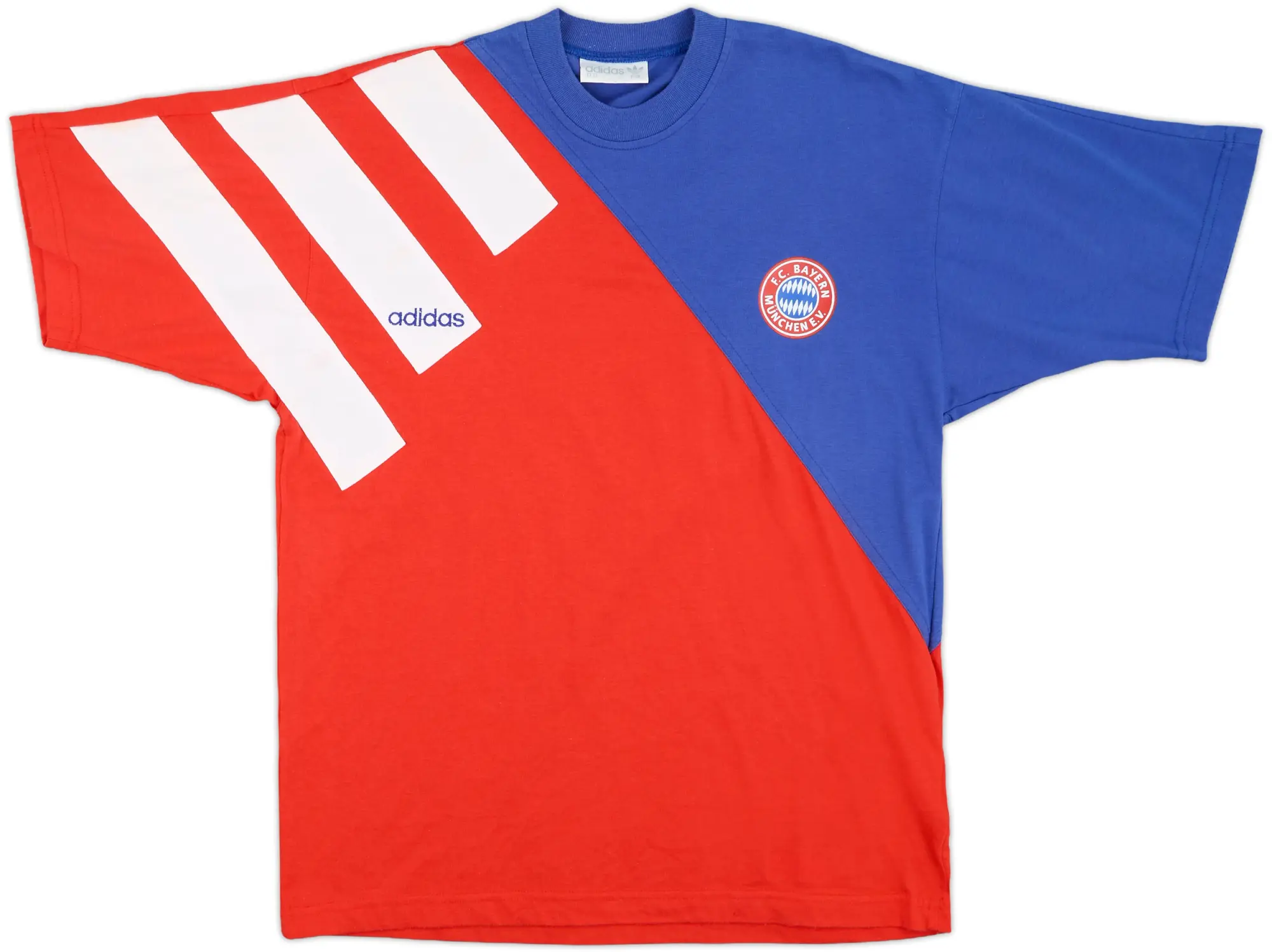 adidas Bayern Munich Mens SS Home Shirt 1991/92