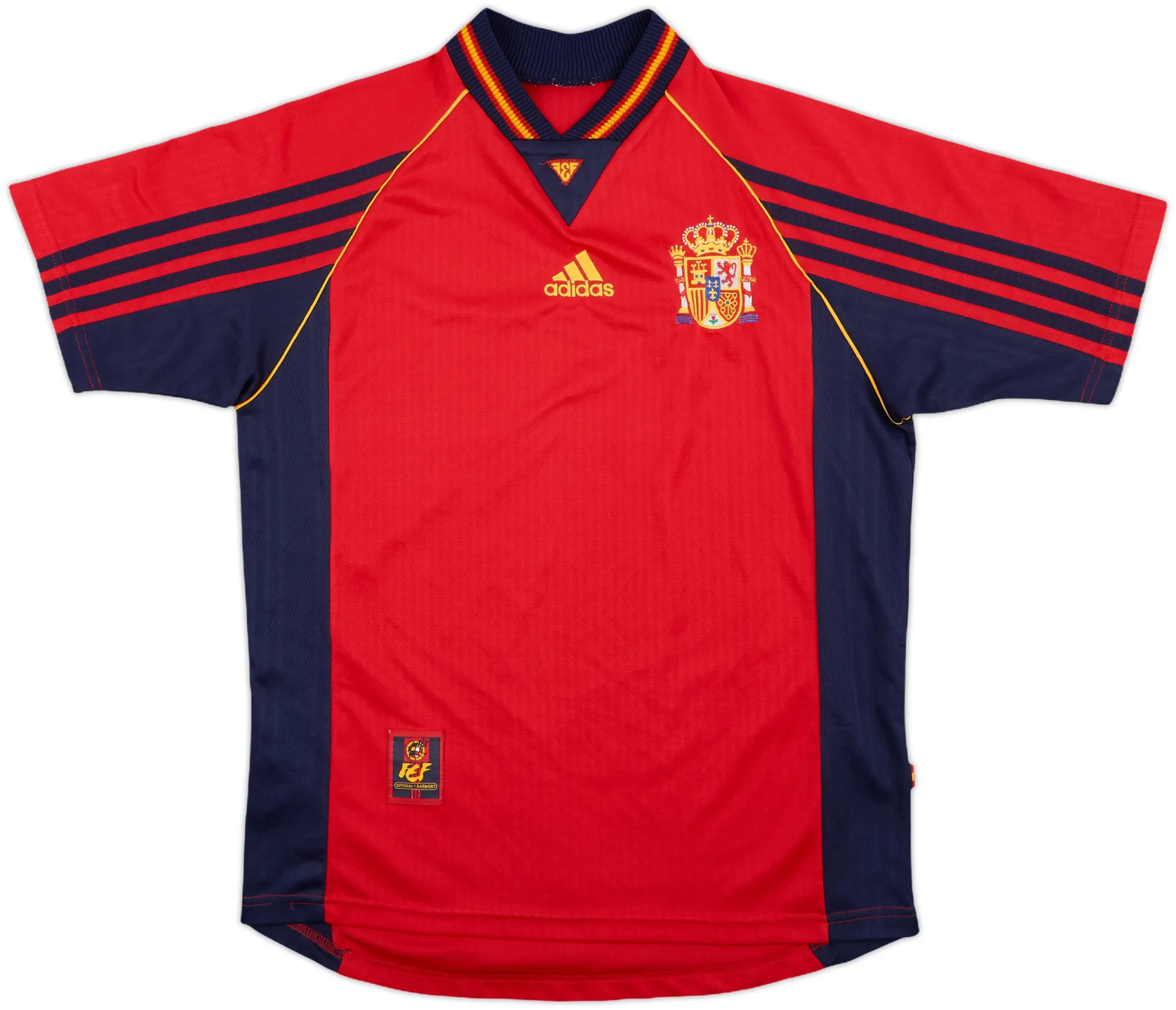 adidas Spain Boys SS Home Shirt 1998