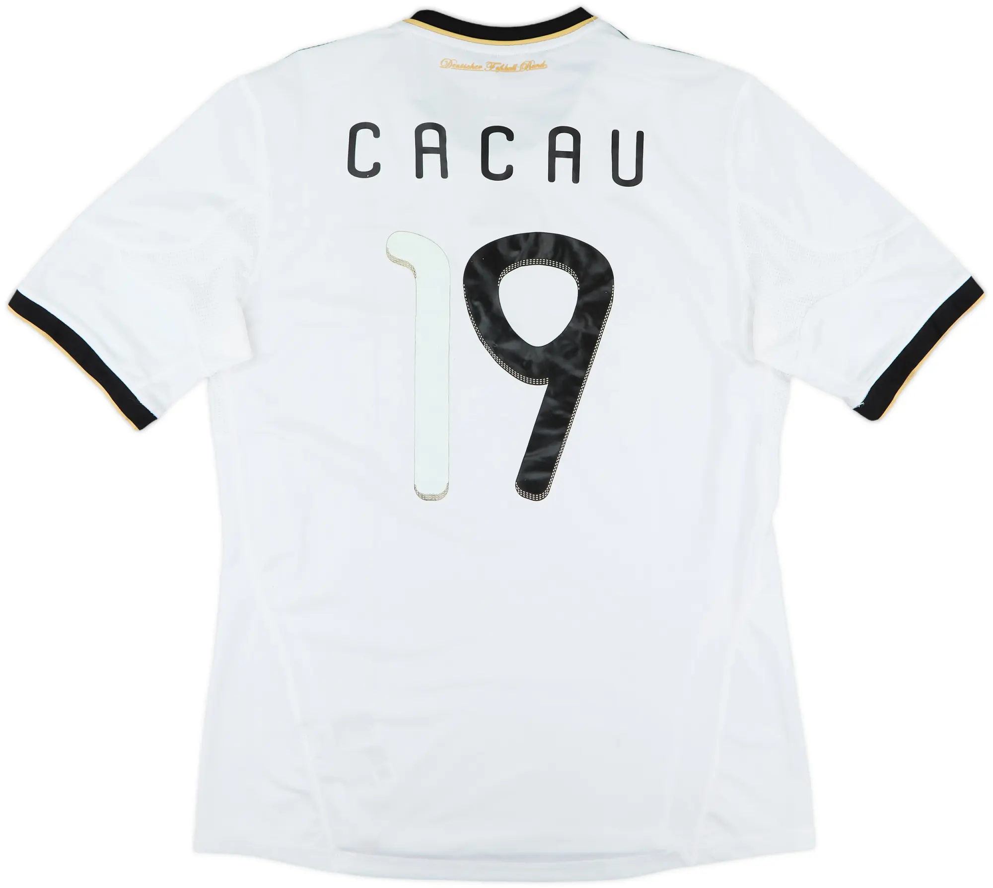 2010-11 Germany Home Shirt Cacau #19 - 4/10 - (L)