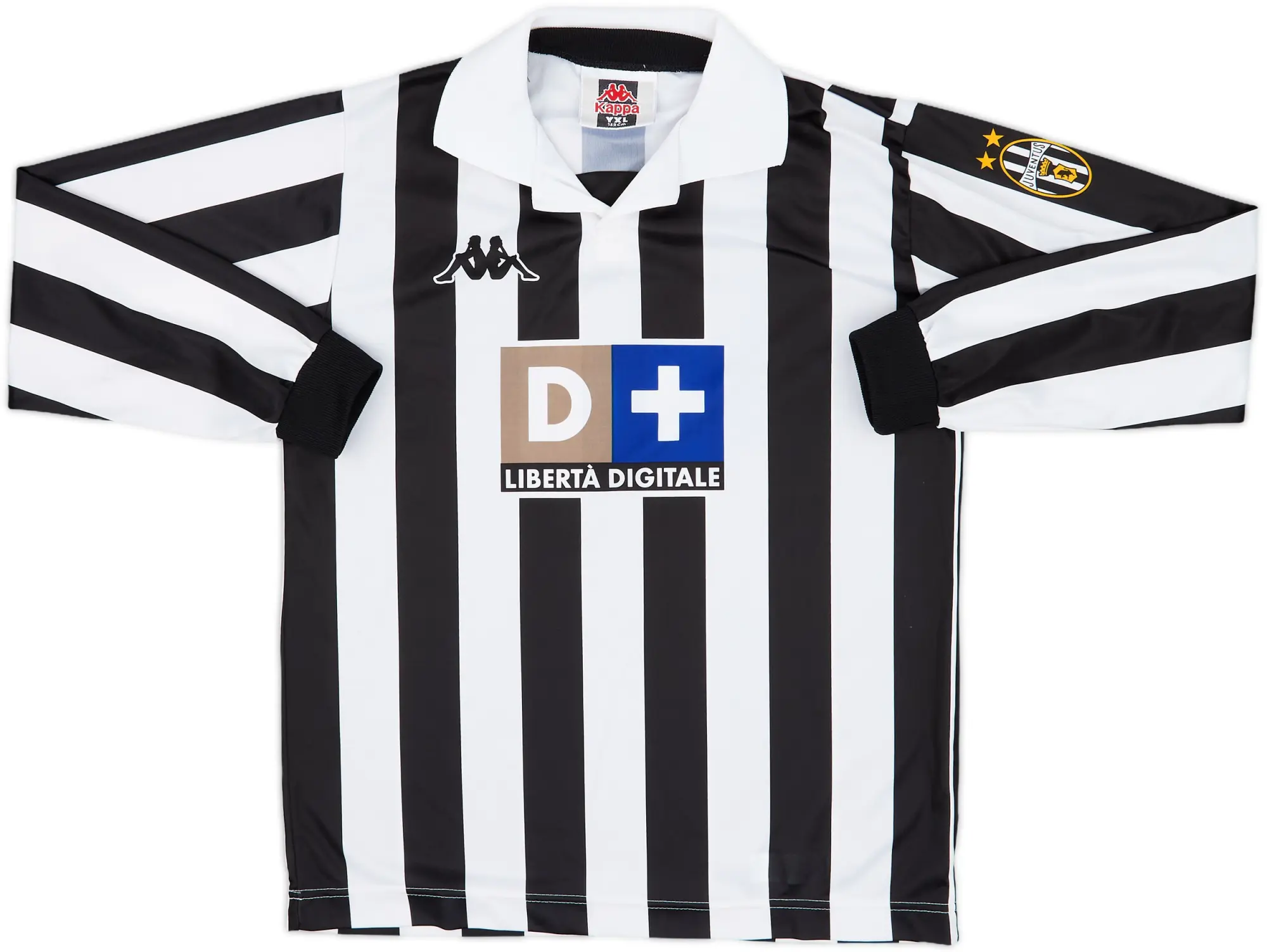 1998-99 Juventus Home L/S Shirt #4 - 4/10 - (XL.Boys)