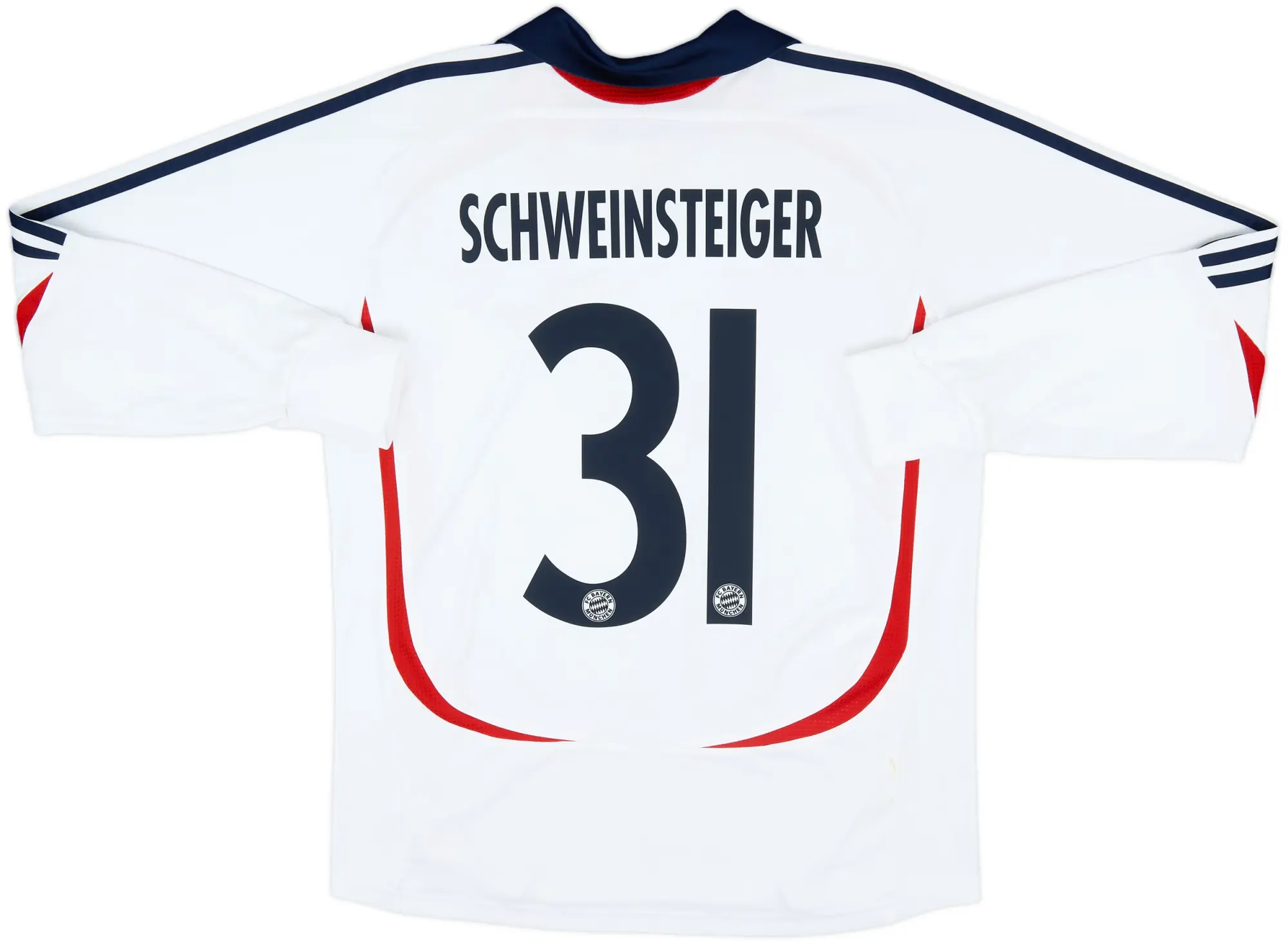 adidas Bayern Munich Boys LS Away Shirt 2006/07