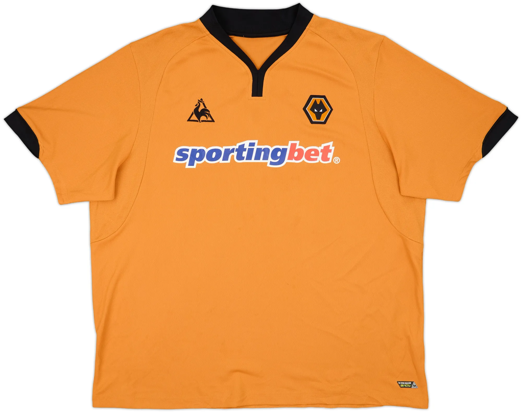 LeCoqSportif Wolverhampton Wanderers Mens SS Home Shirt 2009/10